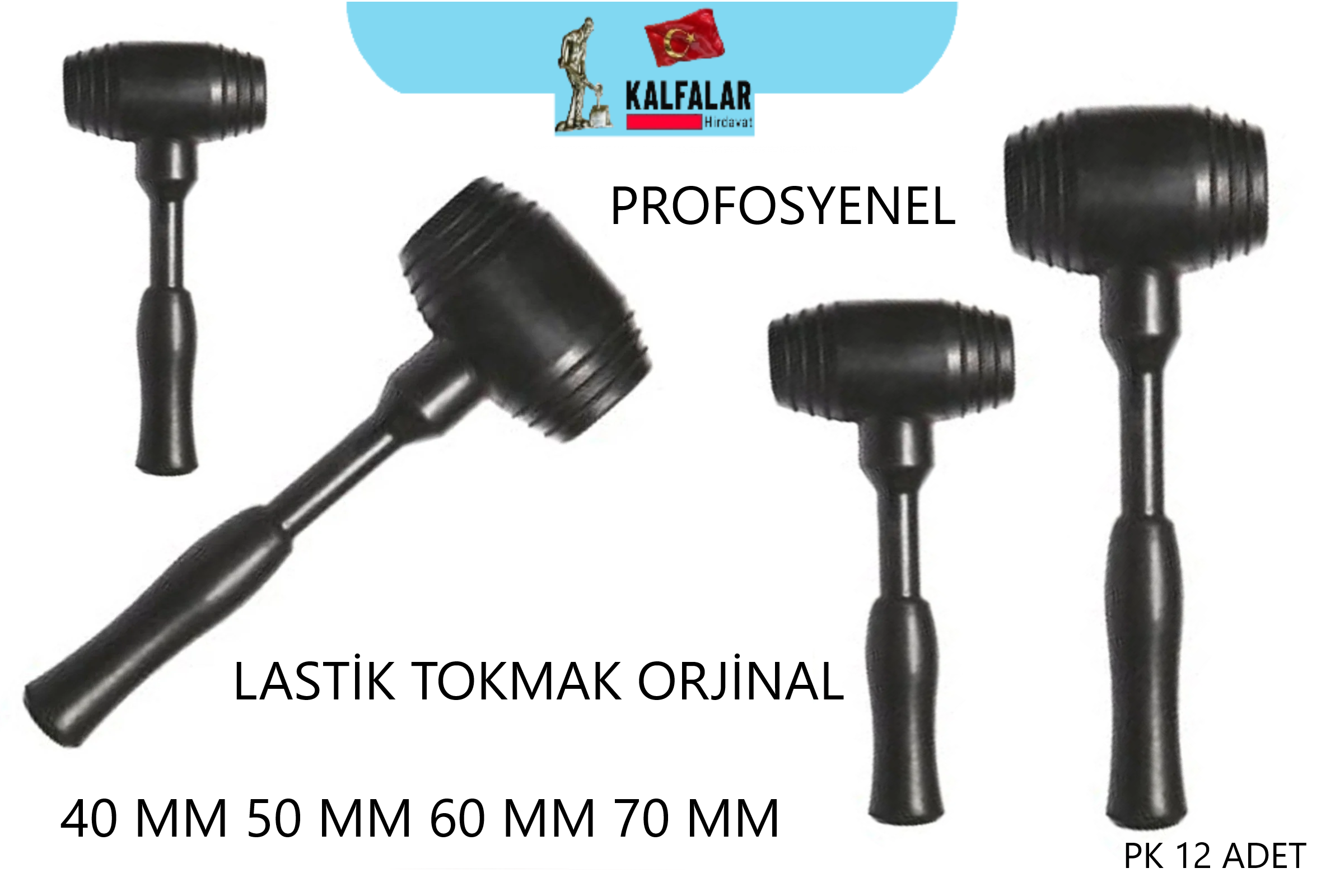 TOKMAK LASTİK ORJİNAL PROF 70 MM