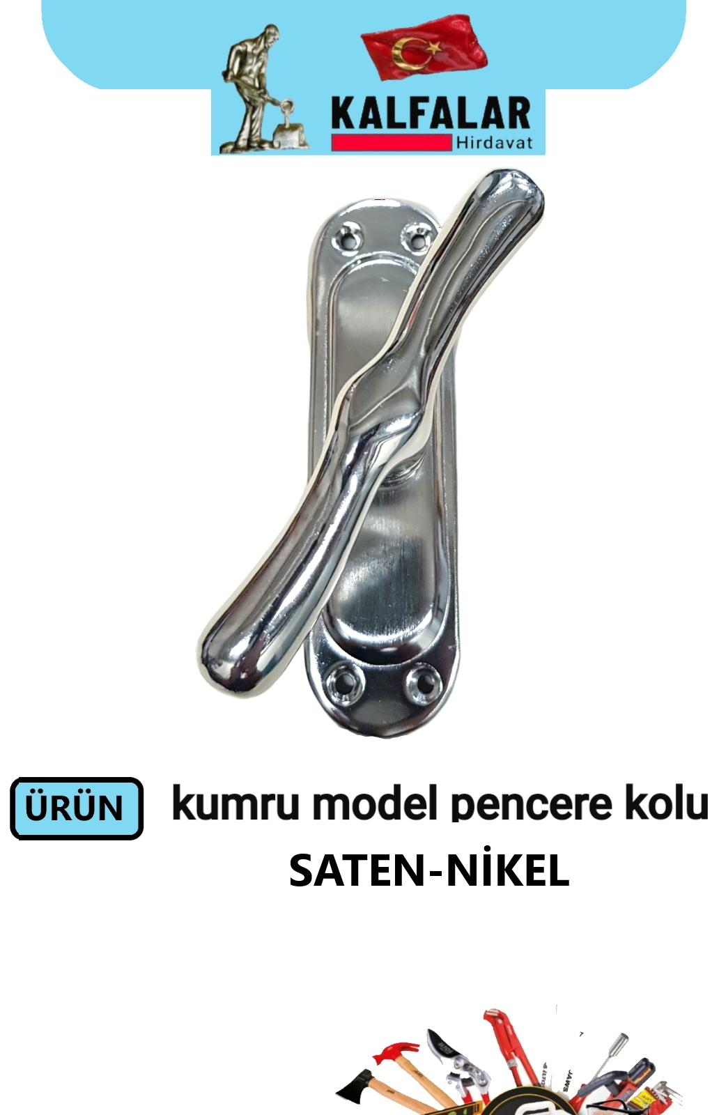 PENCERE KOLU KUMRU SATEN-NİKEL SAÇ