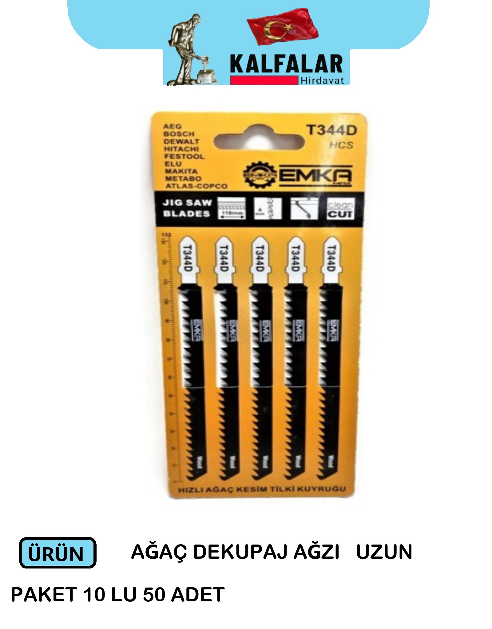 DEKUBAJ AĞZI AĞAÇ 5 Lİ PAKET UZUN