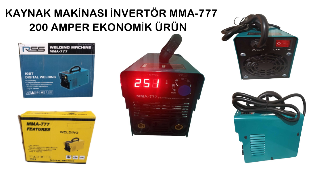 KAYNAK MAKİNASI İNVERTÖR MMA-777 EKONOMİK