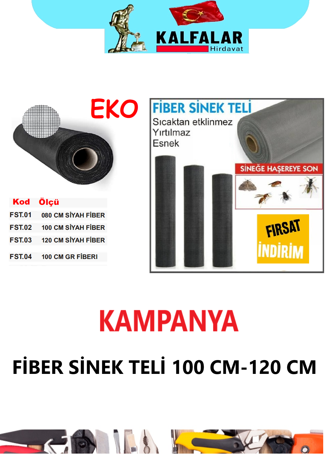 PVC SİNEKLİK FİBER TÜL SİYAH EKO 100 CM