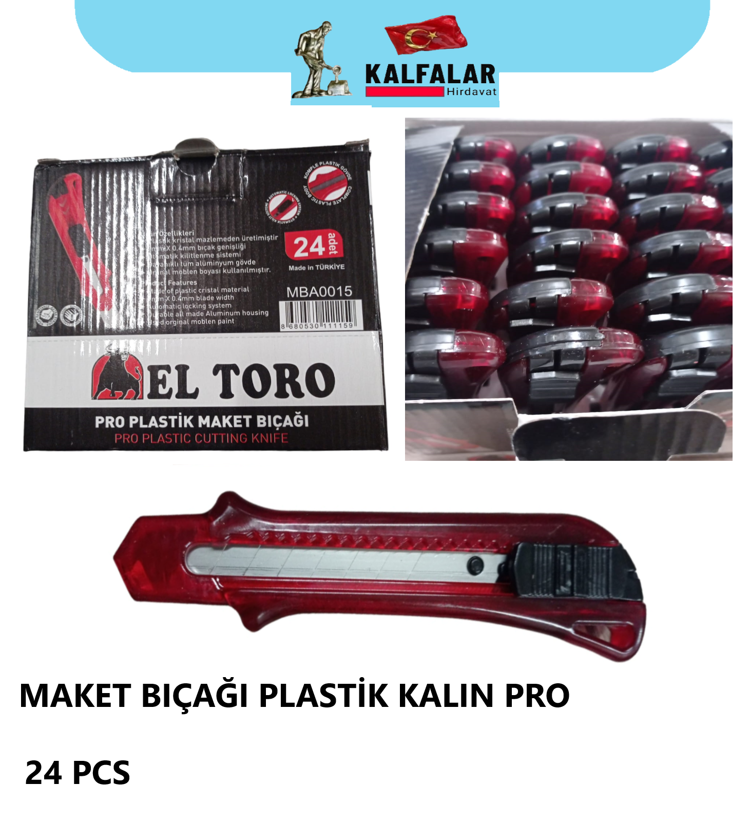 MAKET BIÇAĞI PLASTİK PRO ELTORO