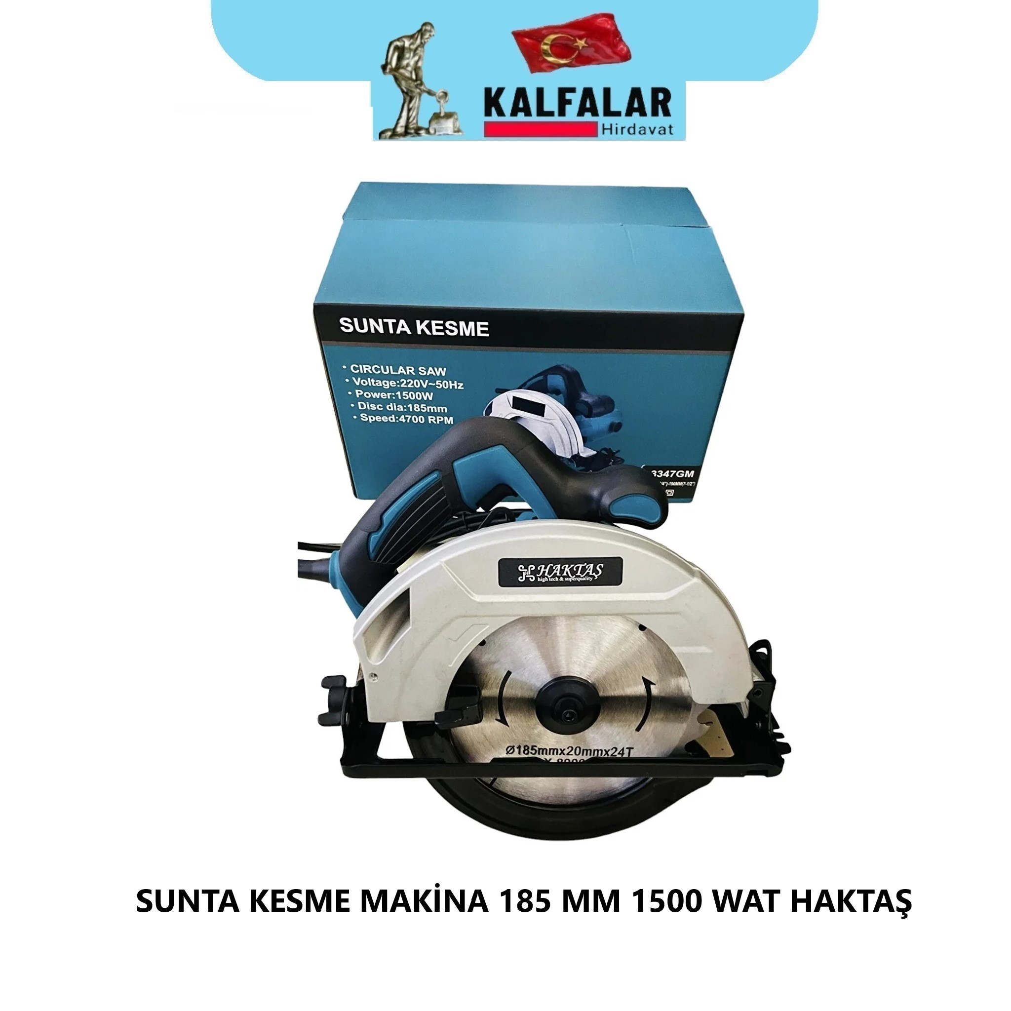 SUNTA KESME MAKİNA 185 MM 1500 WAT HAKTAŞ