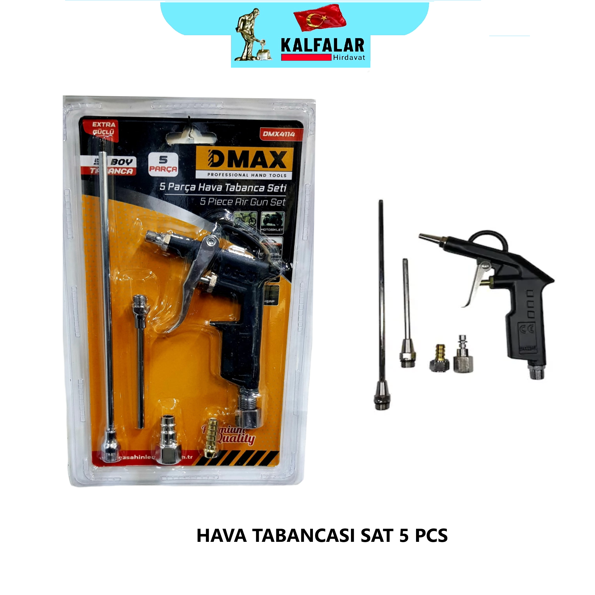 HAVA TABANCASI SET 5 PCS 
