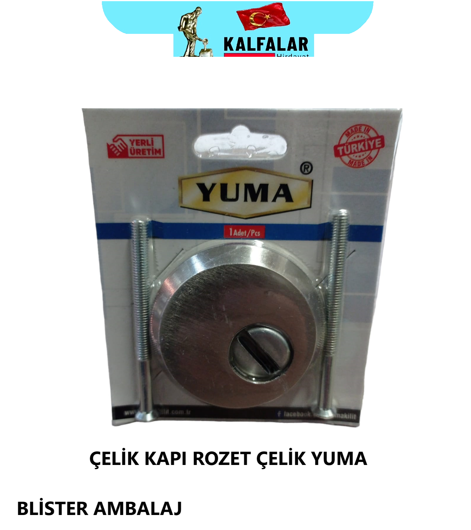 ÇELİK KAPI ROZET ÇELİK BLİSTER AMBALAJ