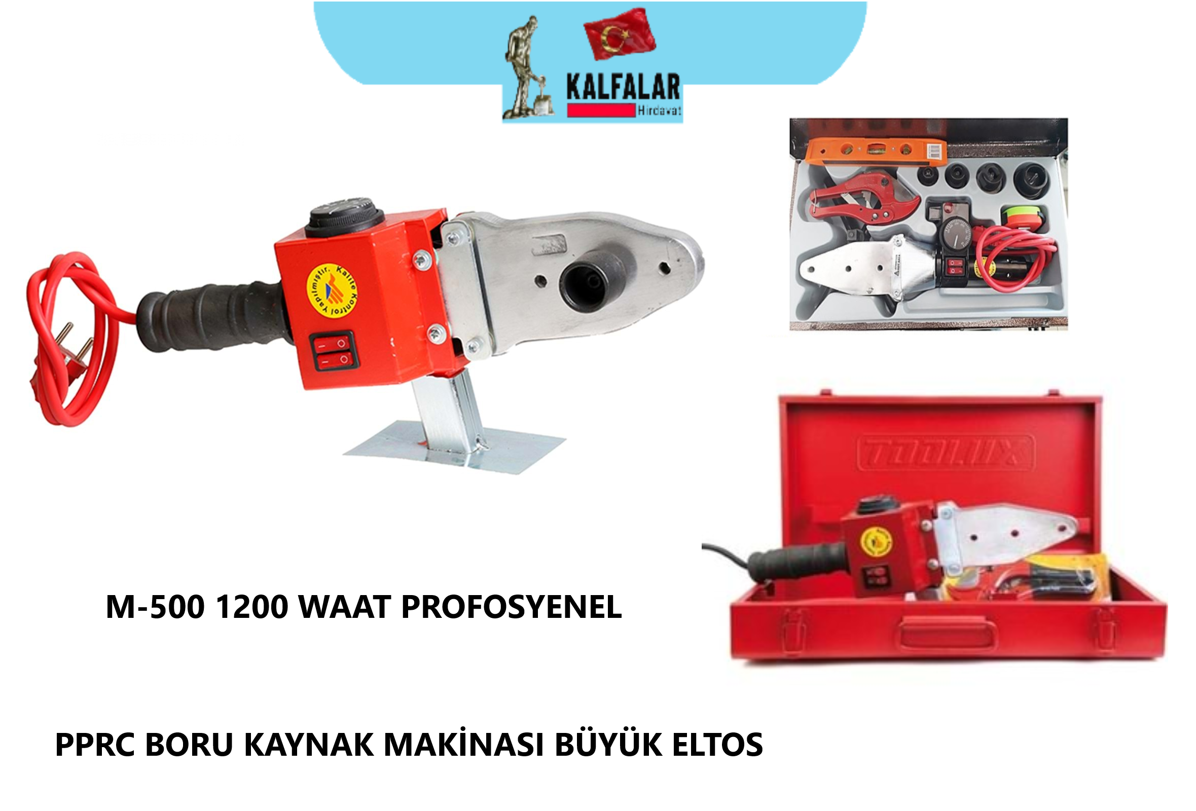 PPRC BORU KAYNAK MAKİNASI BÜYÜK ELTOS M-500 1200 WAAT