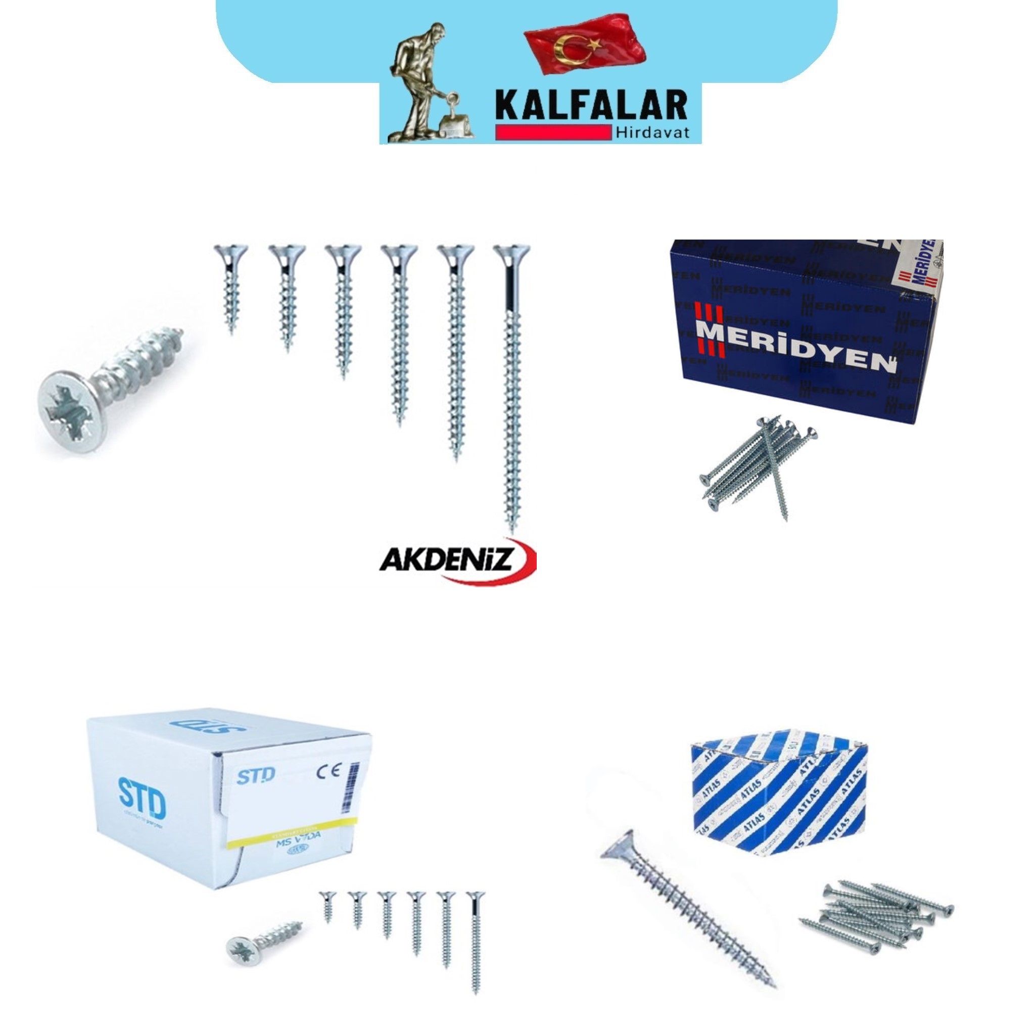 BULDEKS VİDA 7.5X200 MM PK 100 ADET