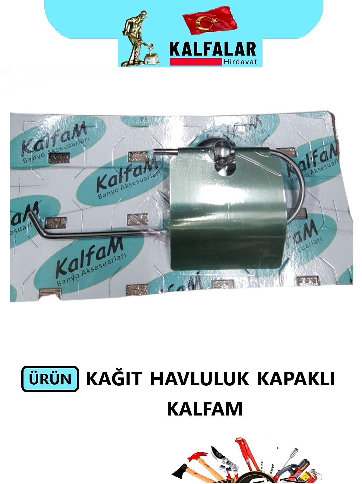 KAĞIT HAVLULUK KAPAKLI KROM KALFAM