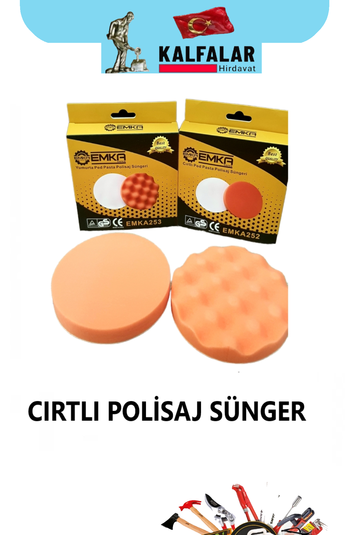 POLİSAJ SÜNGERİ YUMURTA  150 MM