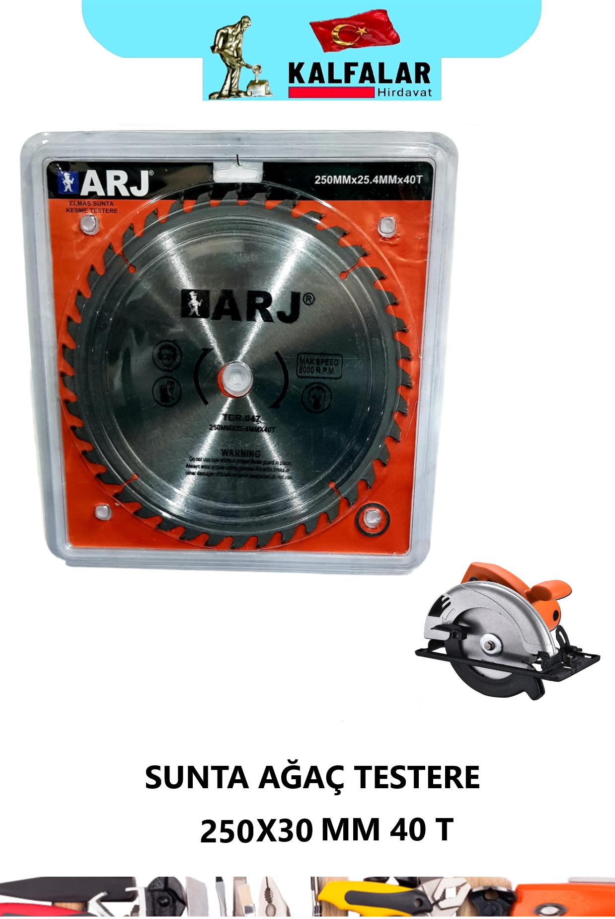 SUNTA AĞAÇ KESME 250X25.4 MM 40 DİŞ