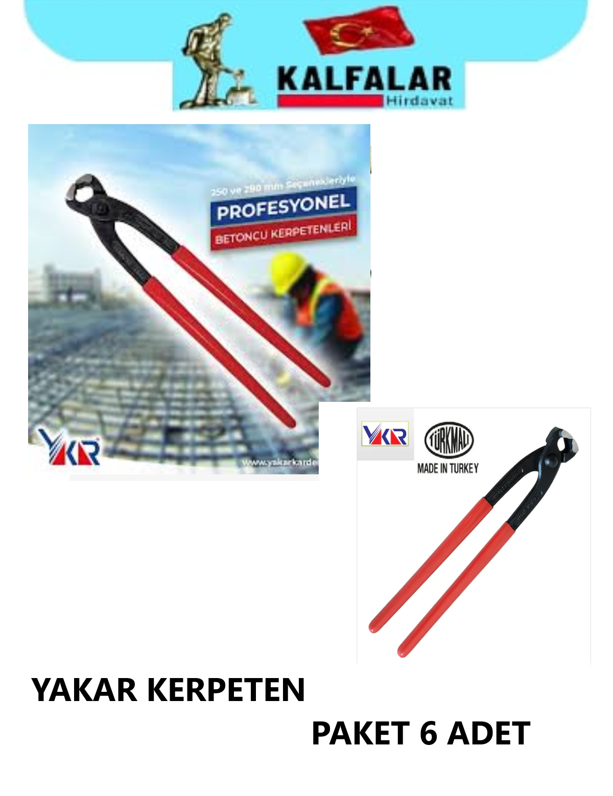 KERPETEN BETONCU YAKAR 280 MM 