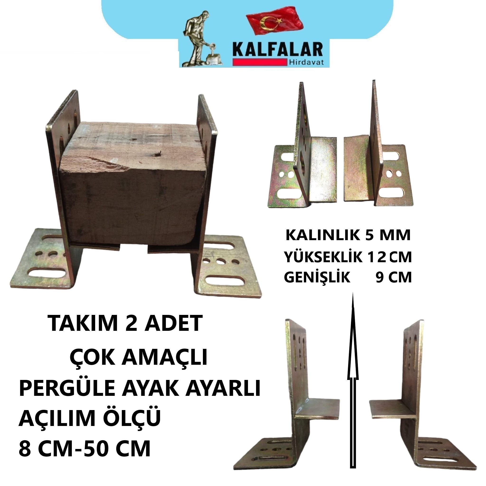 PERGÜLE AYAK TABANLI ÇOK AMAÇLI 9X12 CM