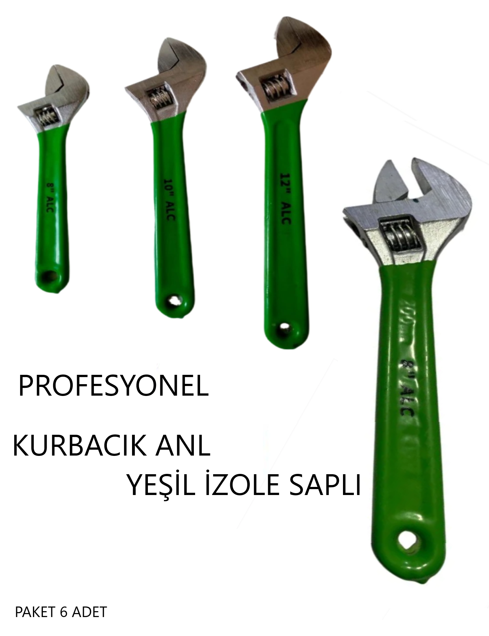 KURBACIK NO.12 ALC YEŞİL İZELO SAPLI PROFESYONEL