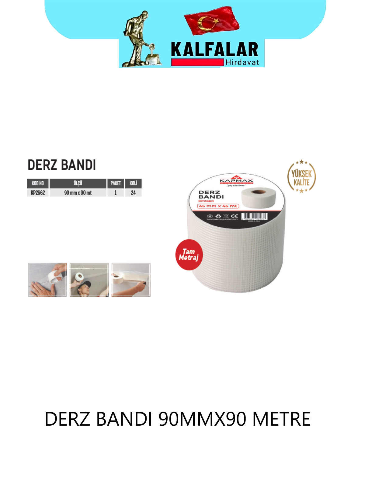 DERZ BANDI 96MMX90 MTR YARDS  KAPMAX PROF