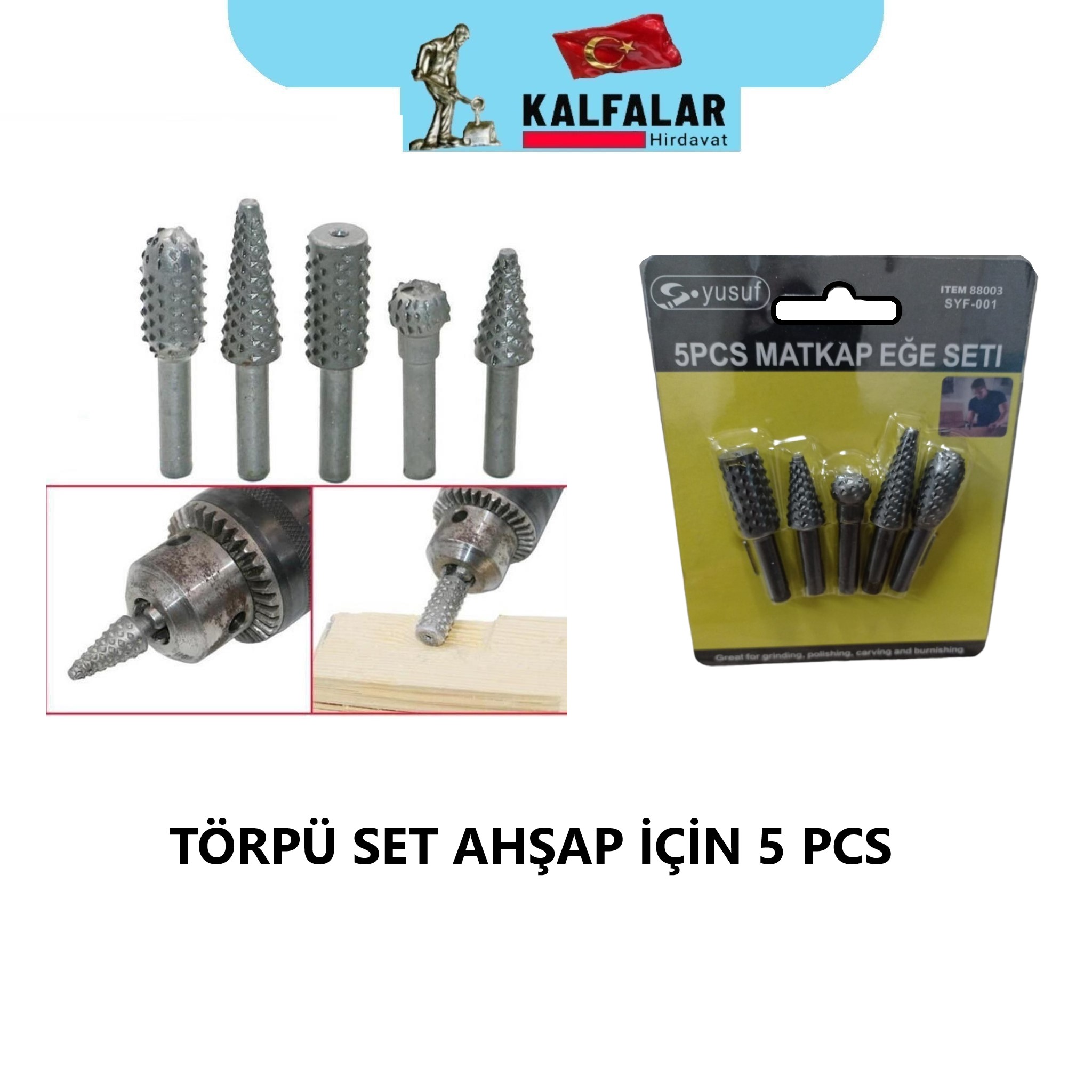 TÖRPÜ AĞAÇ-AHŞAP 5 Lİ SET