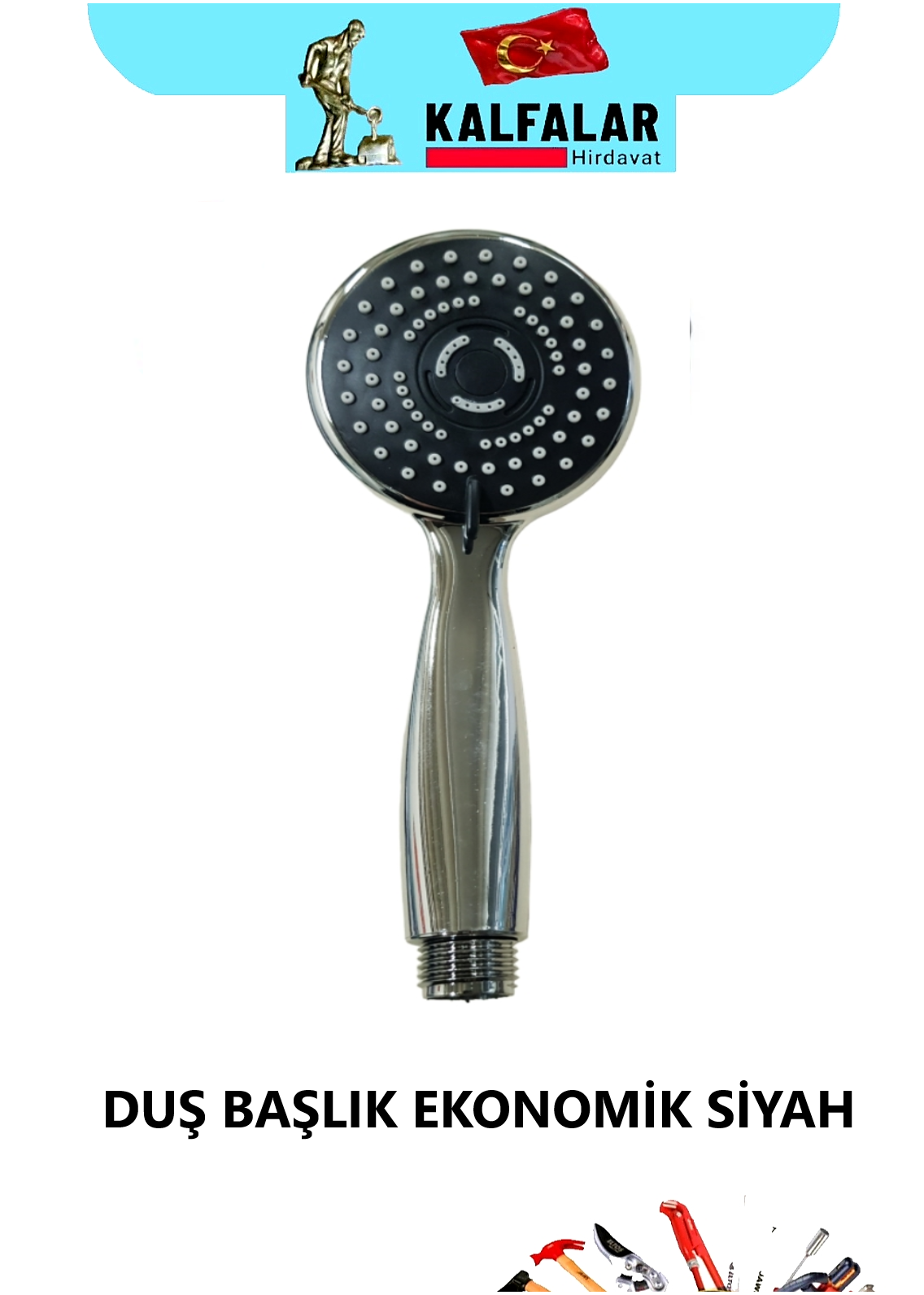 DUŞ BAŞLIĞI FONKSİYONLU EKO SİYAH