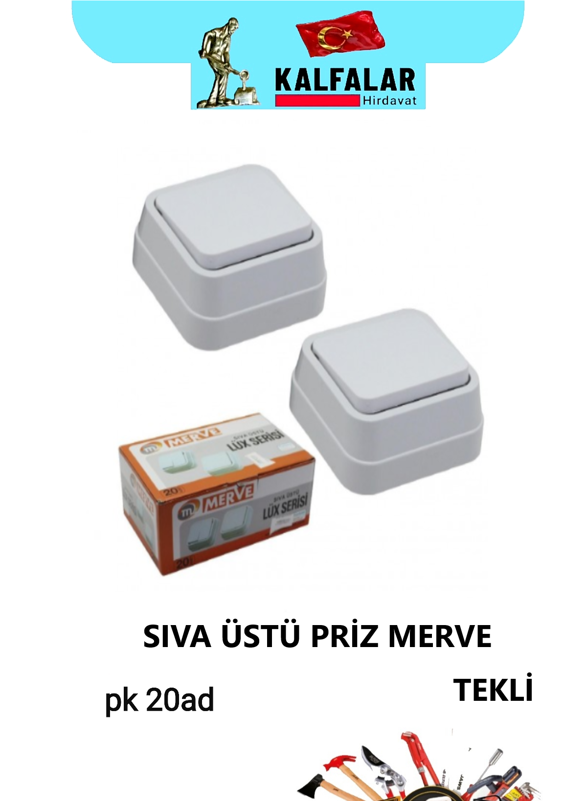 PRİZ SIVA ÜSTÜ TEKLİ