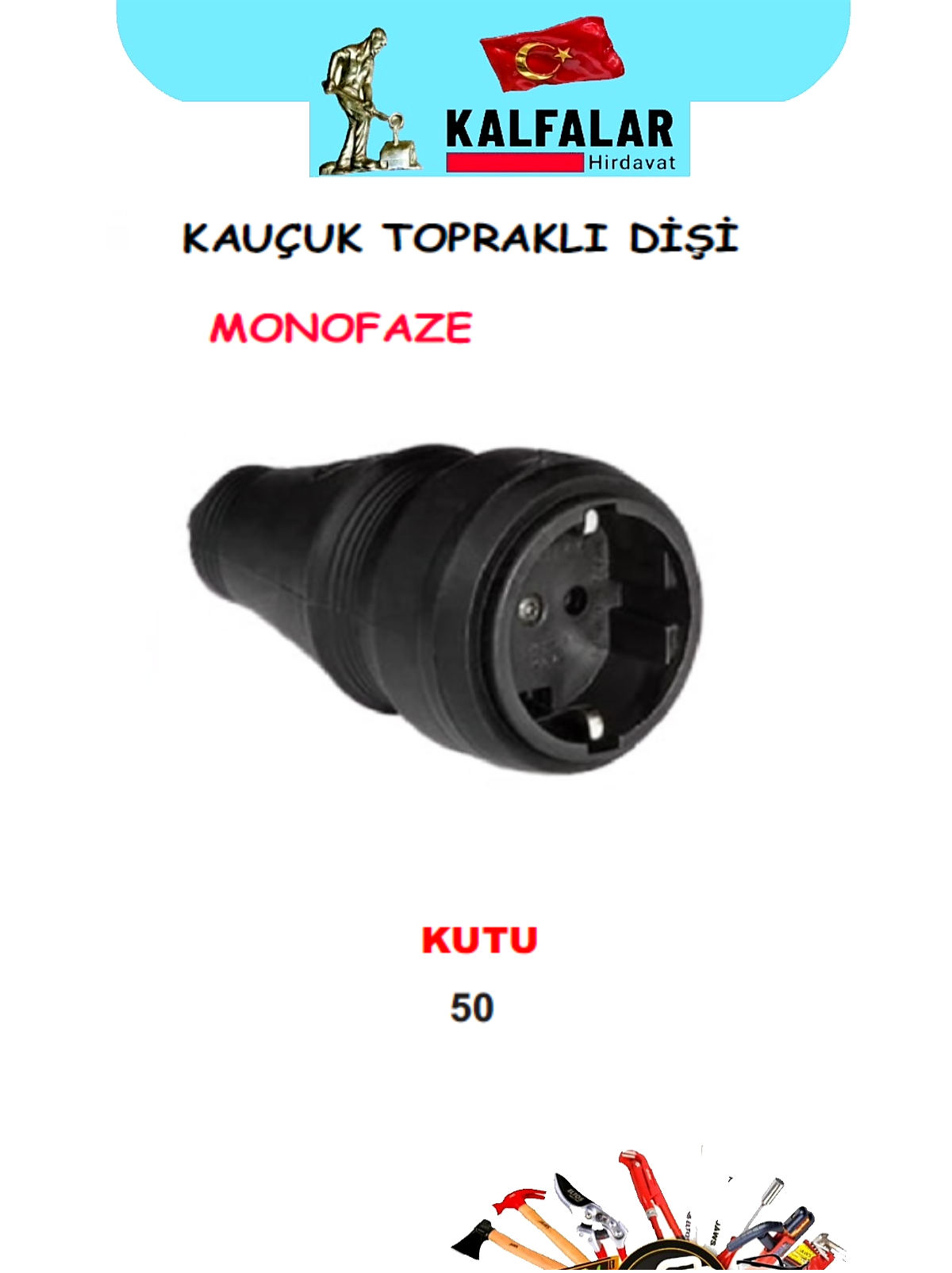 FİŞ DİŞİ KAUÇUK MONOFAZE
