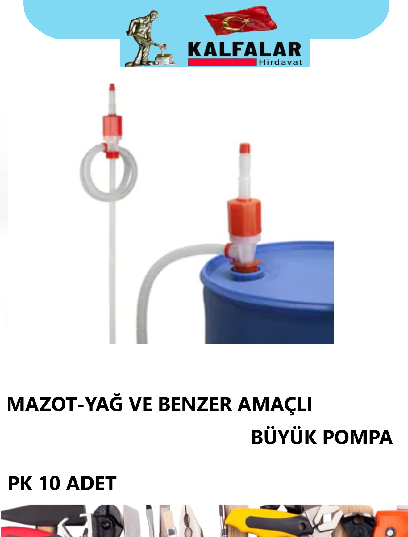 MAZOT -YAĞ VE ÇOK AMAÇLI POMPA BÜYÜK
