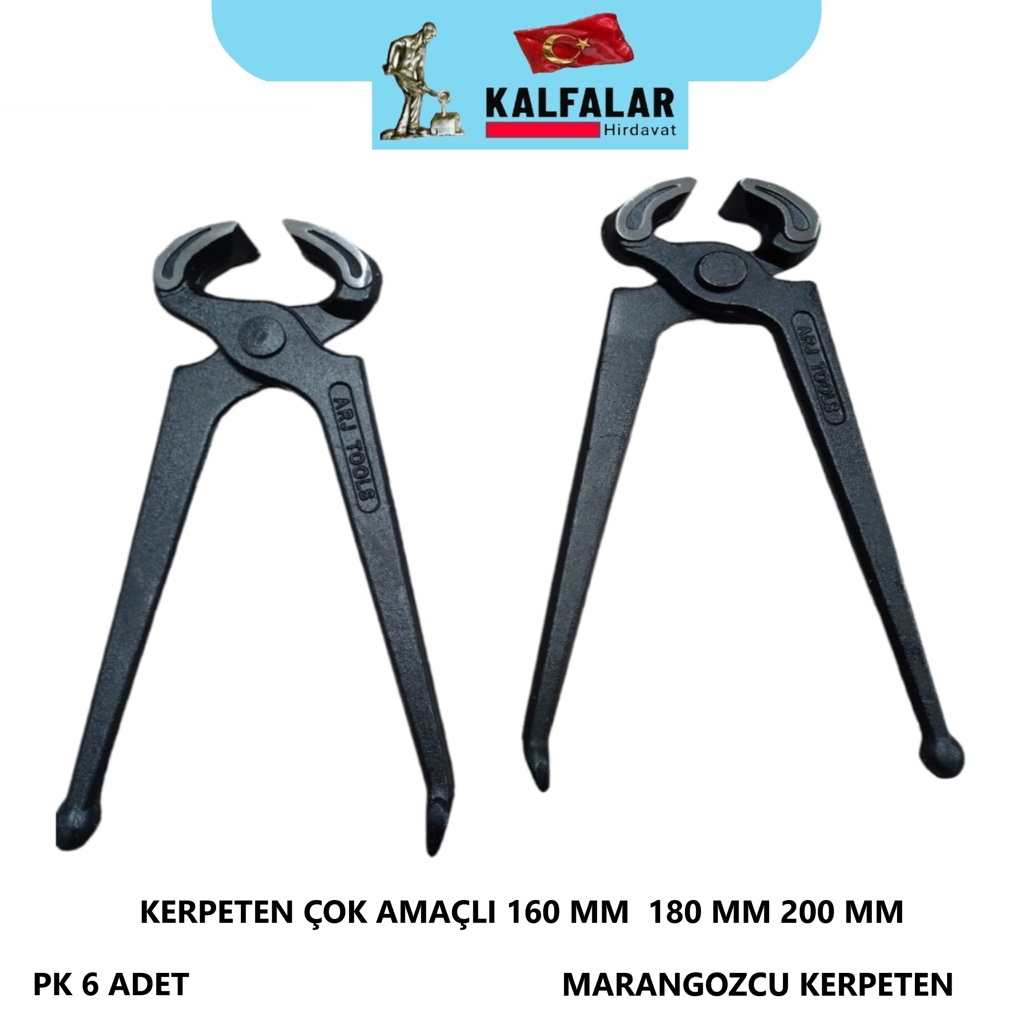 KERPETEN MARANGOZ ÇOK AMAÇLI 200 MM 