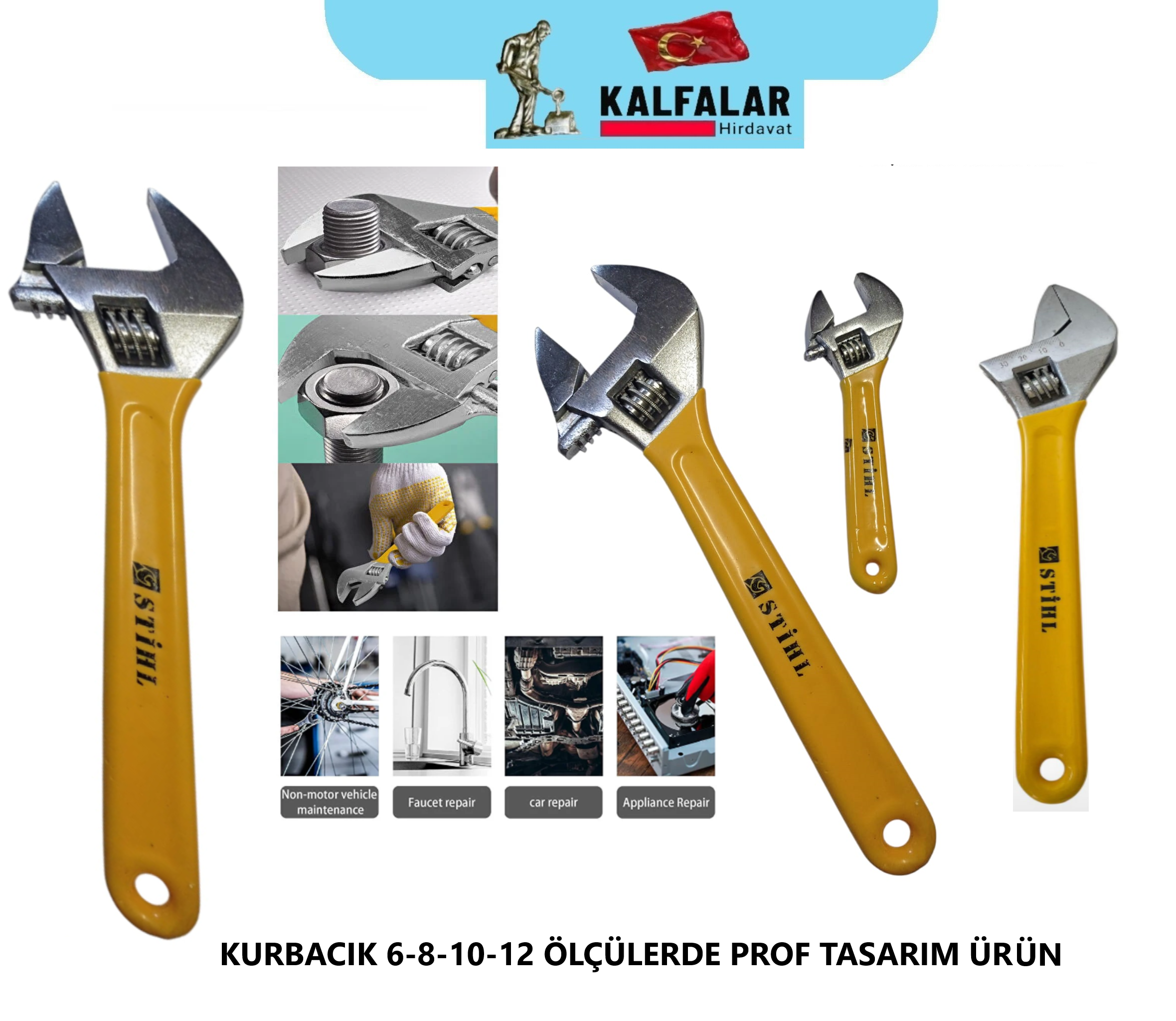 KURBACIK NO.12 STİHL SARI İZOLE SAP KALİTELİ ÜRÜN