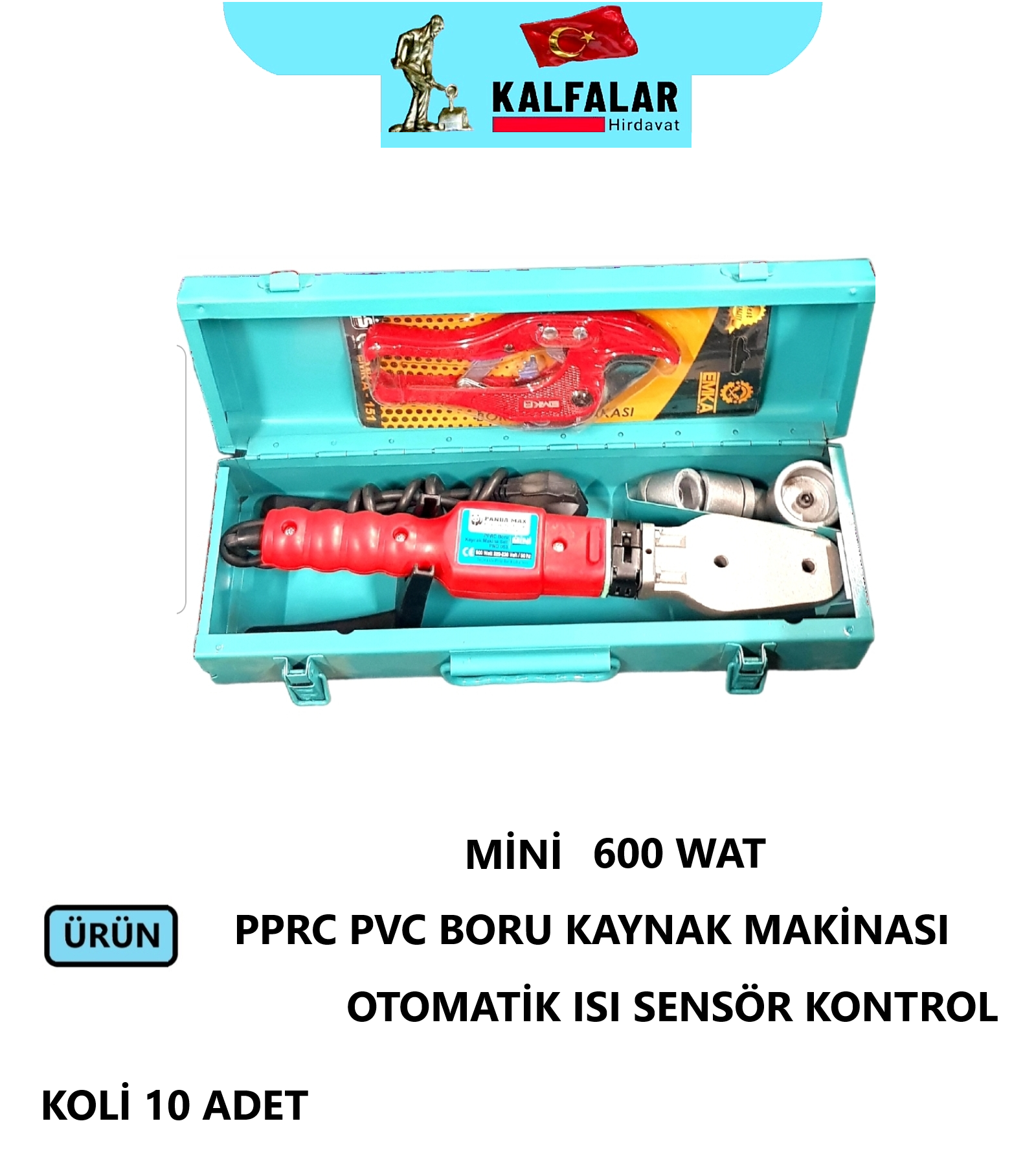 PPRC BORU KAYNAK MAKİNASI PANDA MİNİ 600 WAT PROF