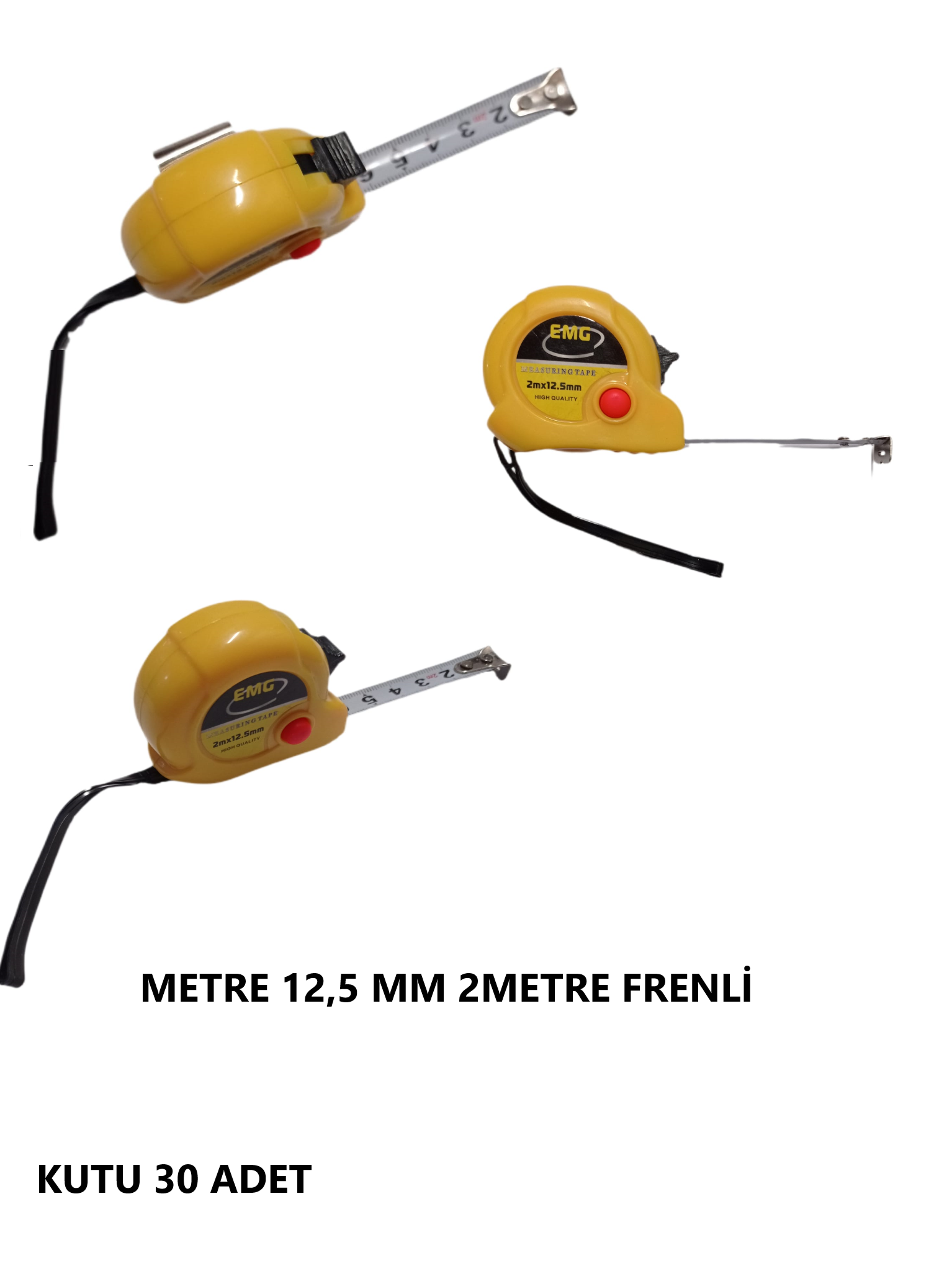 METRE SARI 12.5 MMX 2 METRE EMG FRENLİ EKONOMİK