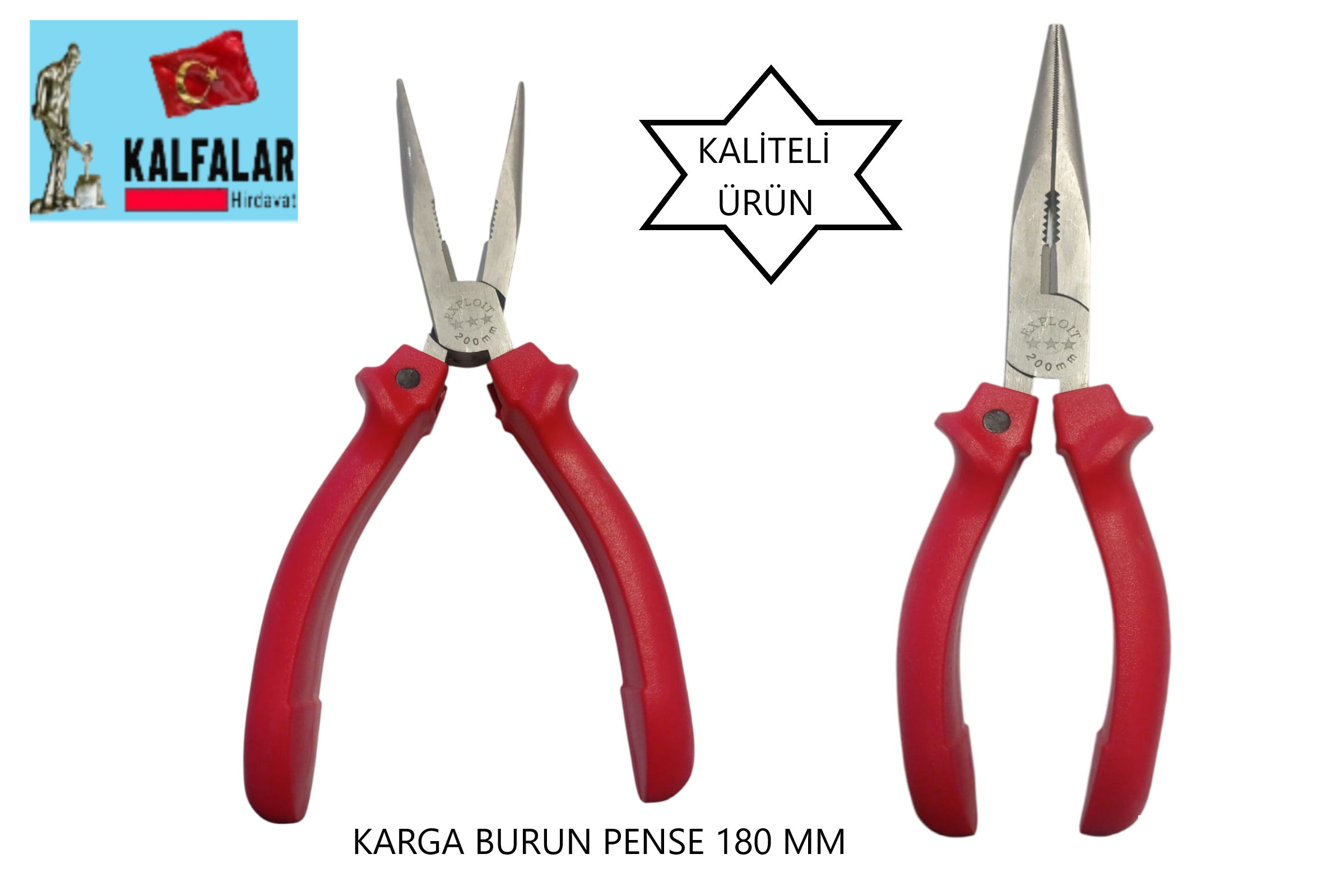 KARGABURUN PENSE NO.7 200MM EXPLOİT KALİTELİ ÜRÜN