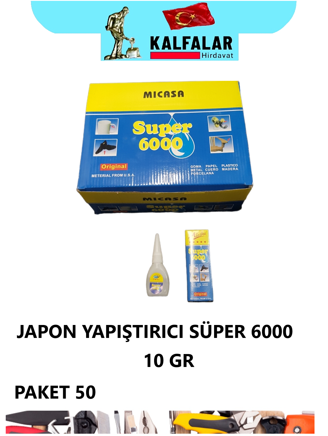 JAPON YAPIŞTIRICI SÜPER 6000 ORJİNAL 10 GR