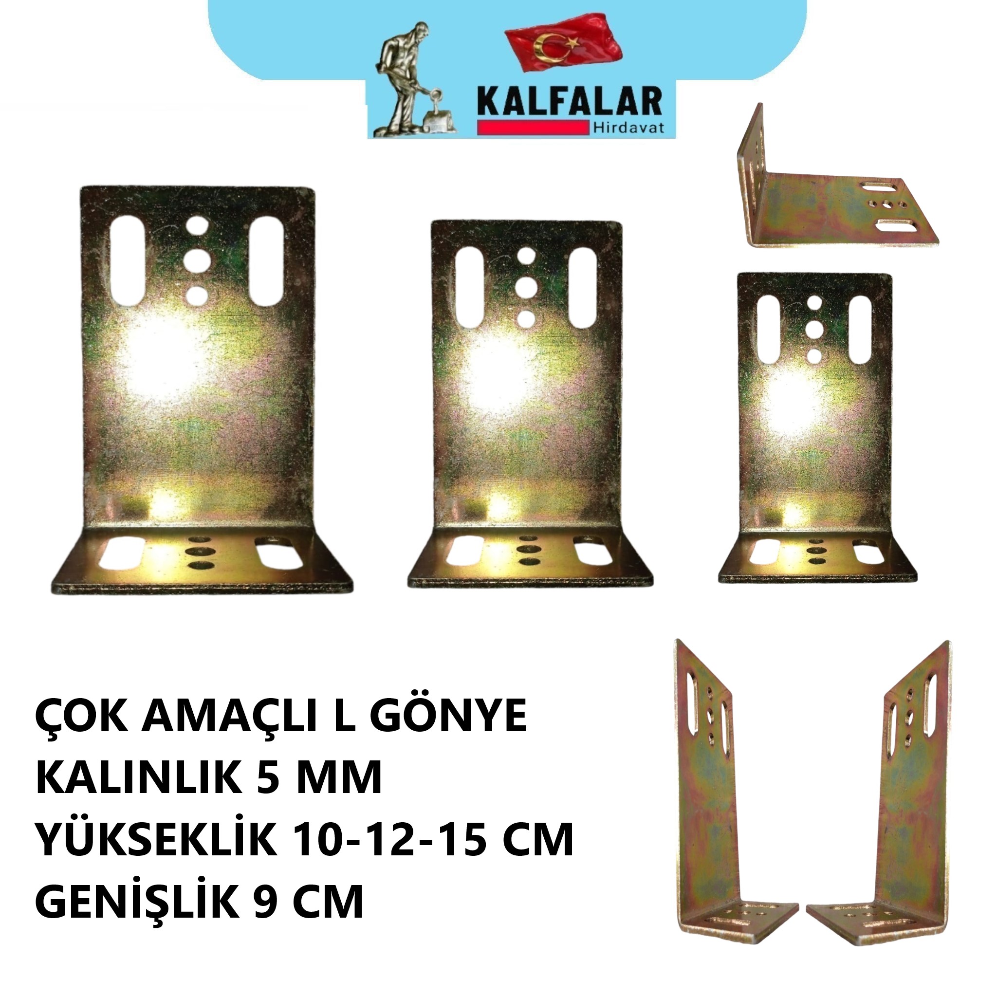 KÖŞE GÖNYE 9X15 CM 5 MM ÇOK AMAÇLI
