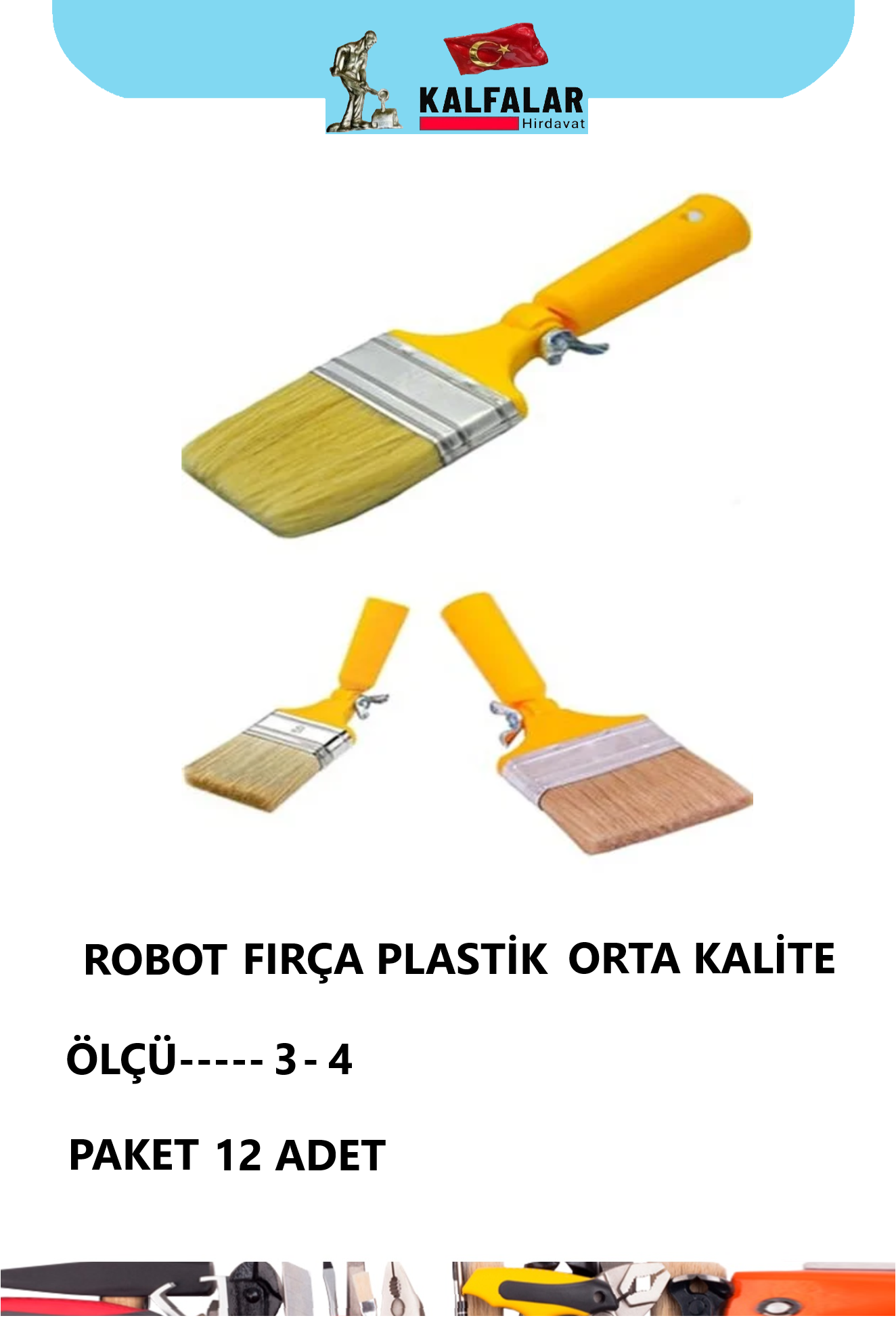 ROBOT FIRÇA PLASTİK EKONOMİK NO.4