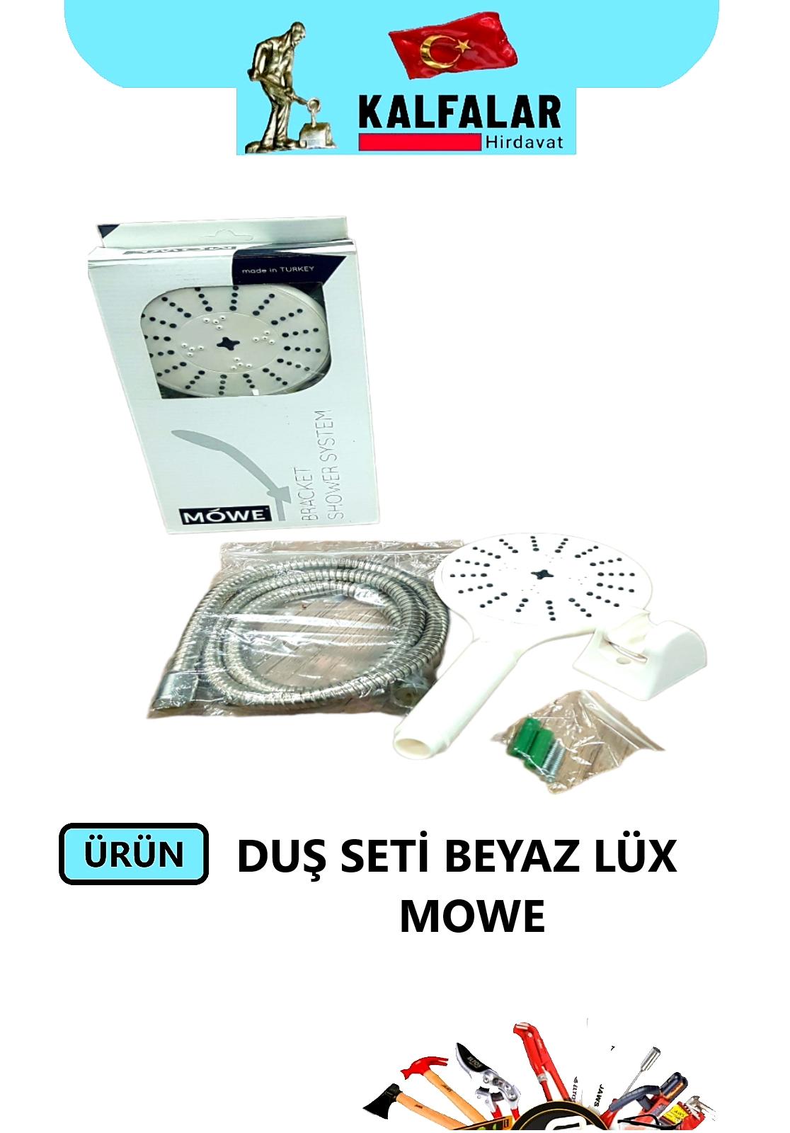 DUŞ SETİ MOWE BEYAZ LÜX