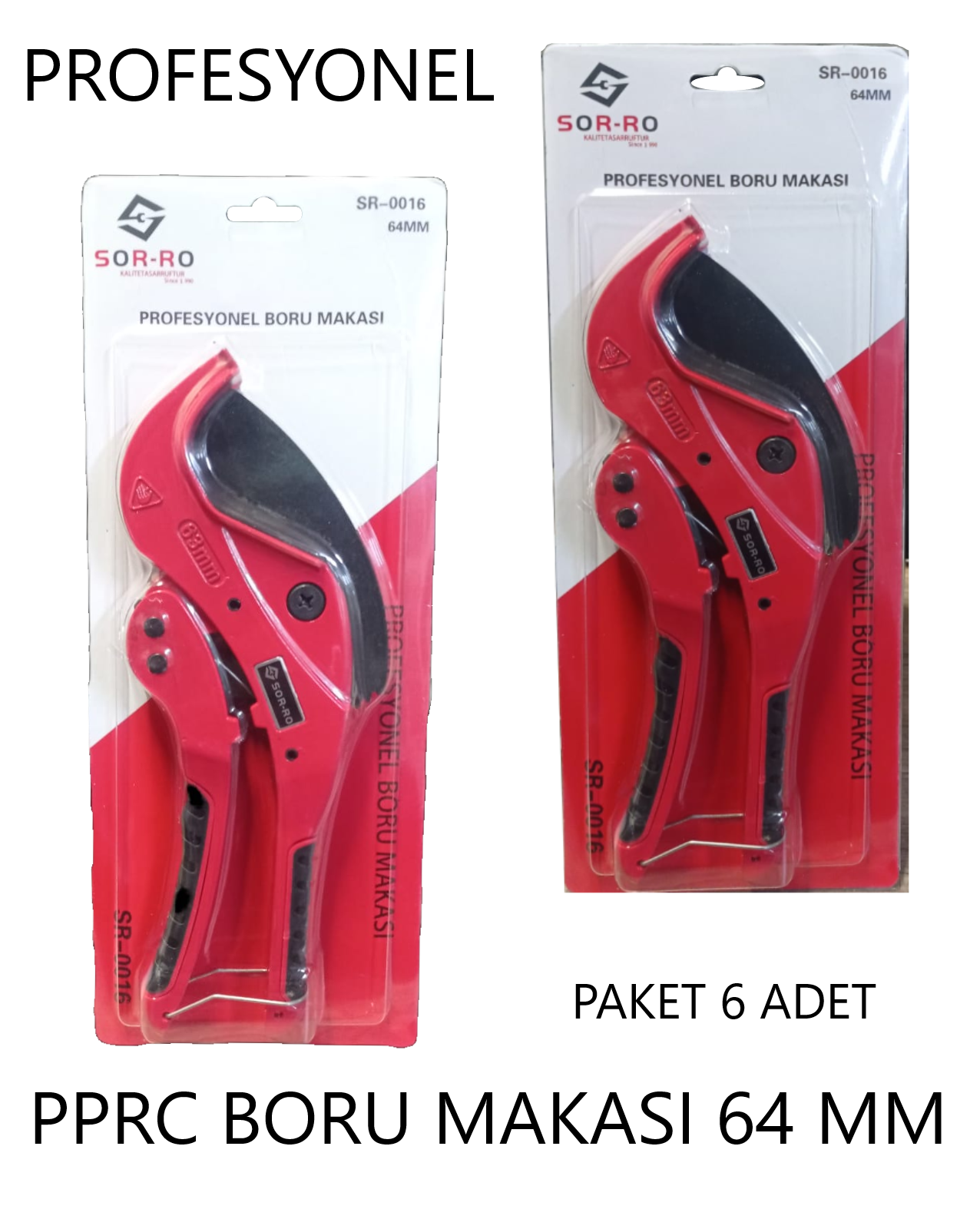 PPRC BORU MAKASI 64 MM SORRO PROFESYONEL