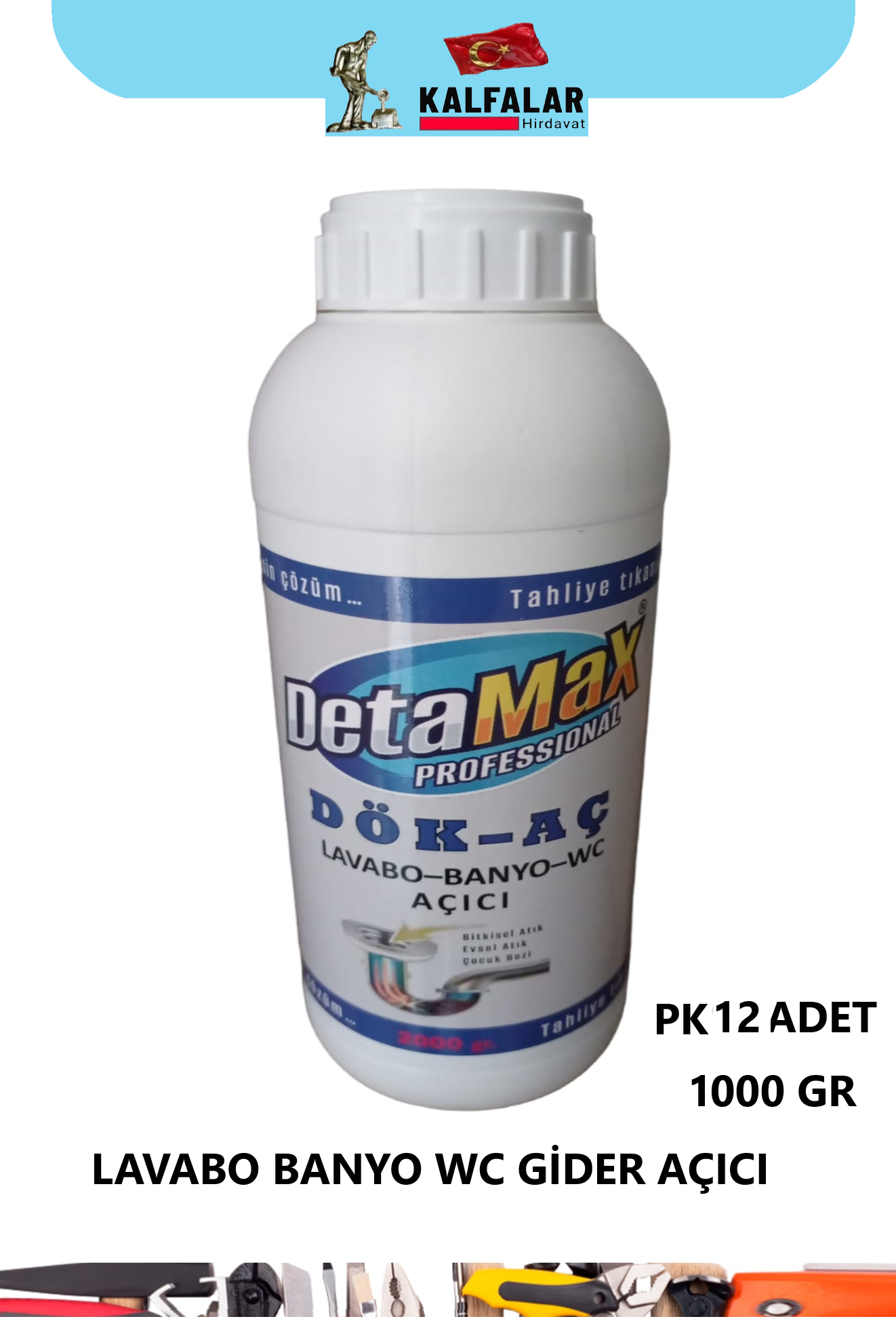 LAVABO-BANYO-WC ACICI 1000 GR KALFA-MAX