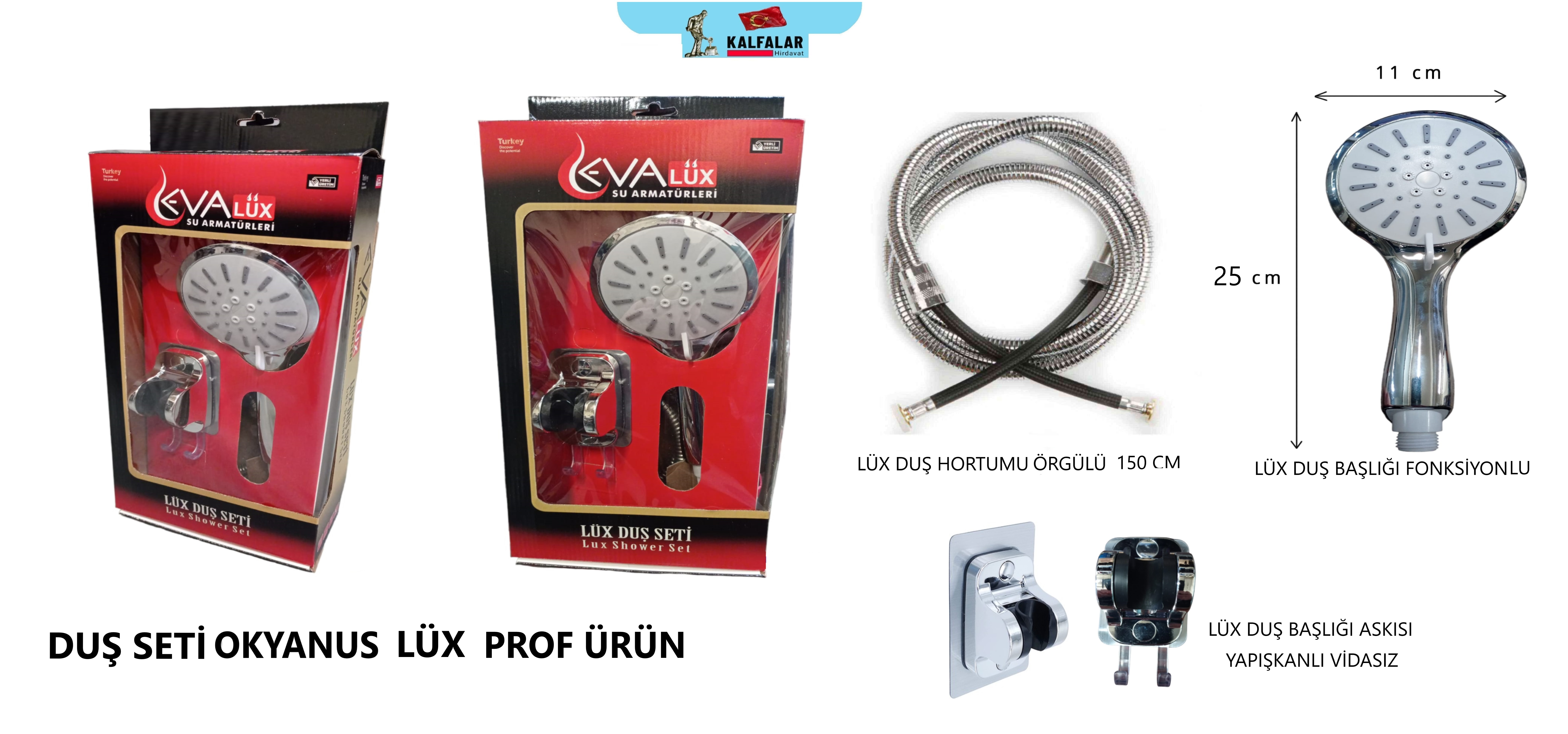 DUŞ SETİ OKYANUS LÜX PROF KALİTELİ ÜRÜN SETİ GÜNEŞ
