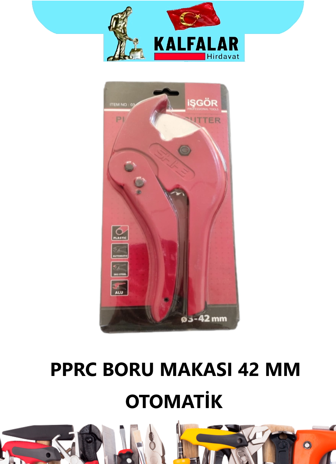 PPRC BORU MAKASI 42 MM OTOMATİK İŞGÖR
