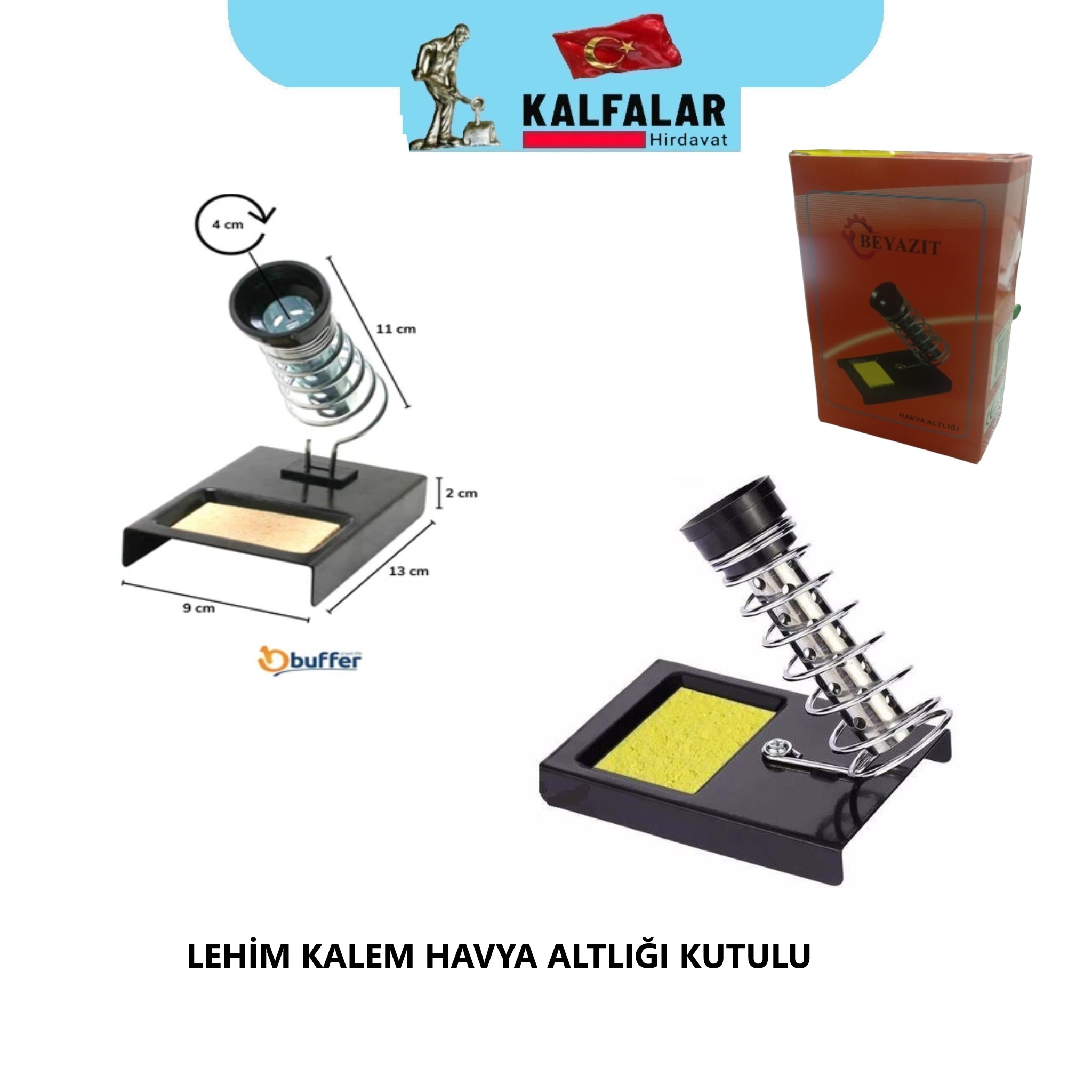 LEHİM KALEM HAVYA ALTLIĞI KUTULU