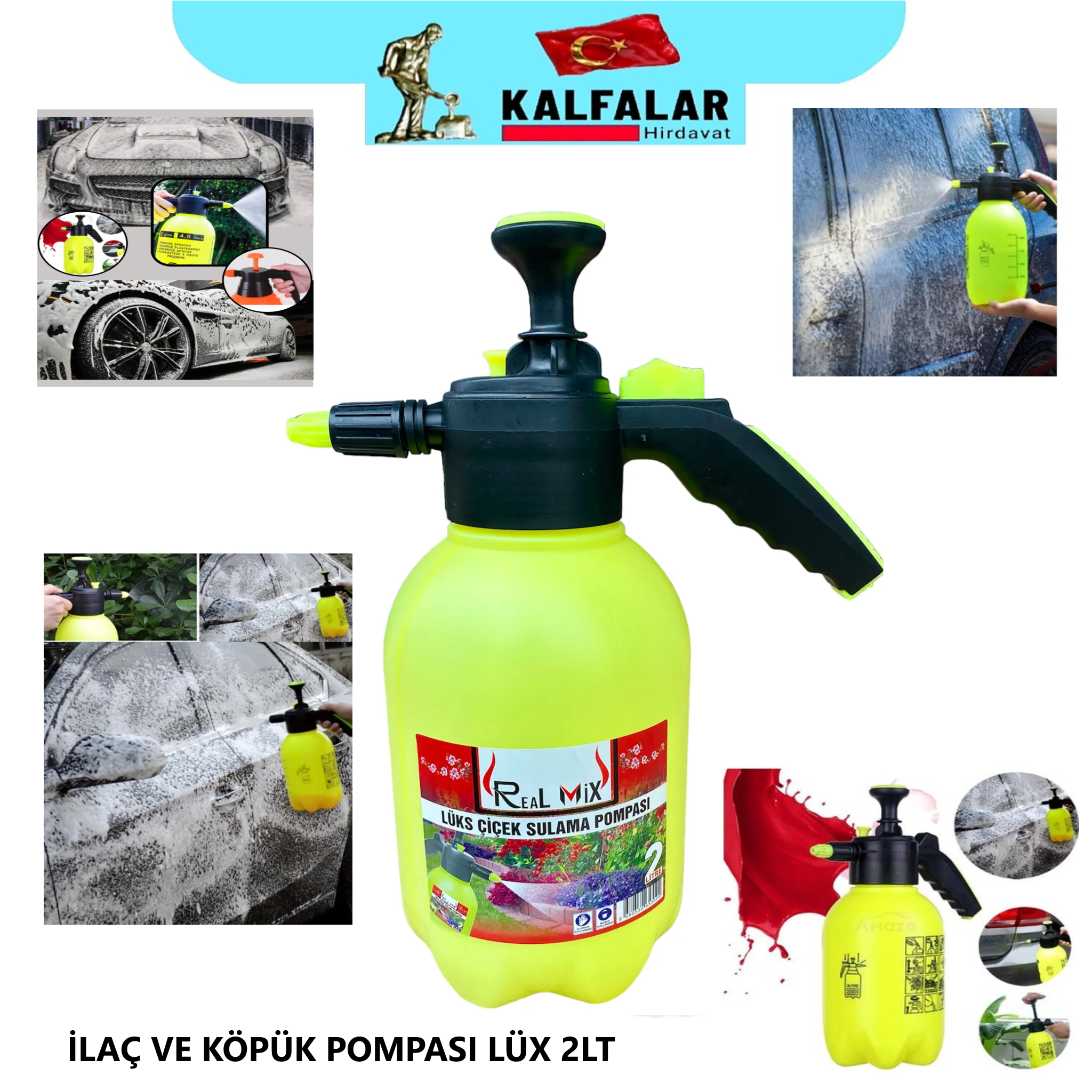 SU İLAÇ KÖPÜK PÜSKÜRTME POMPASI 2 LTR LÜKS MODEL