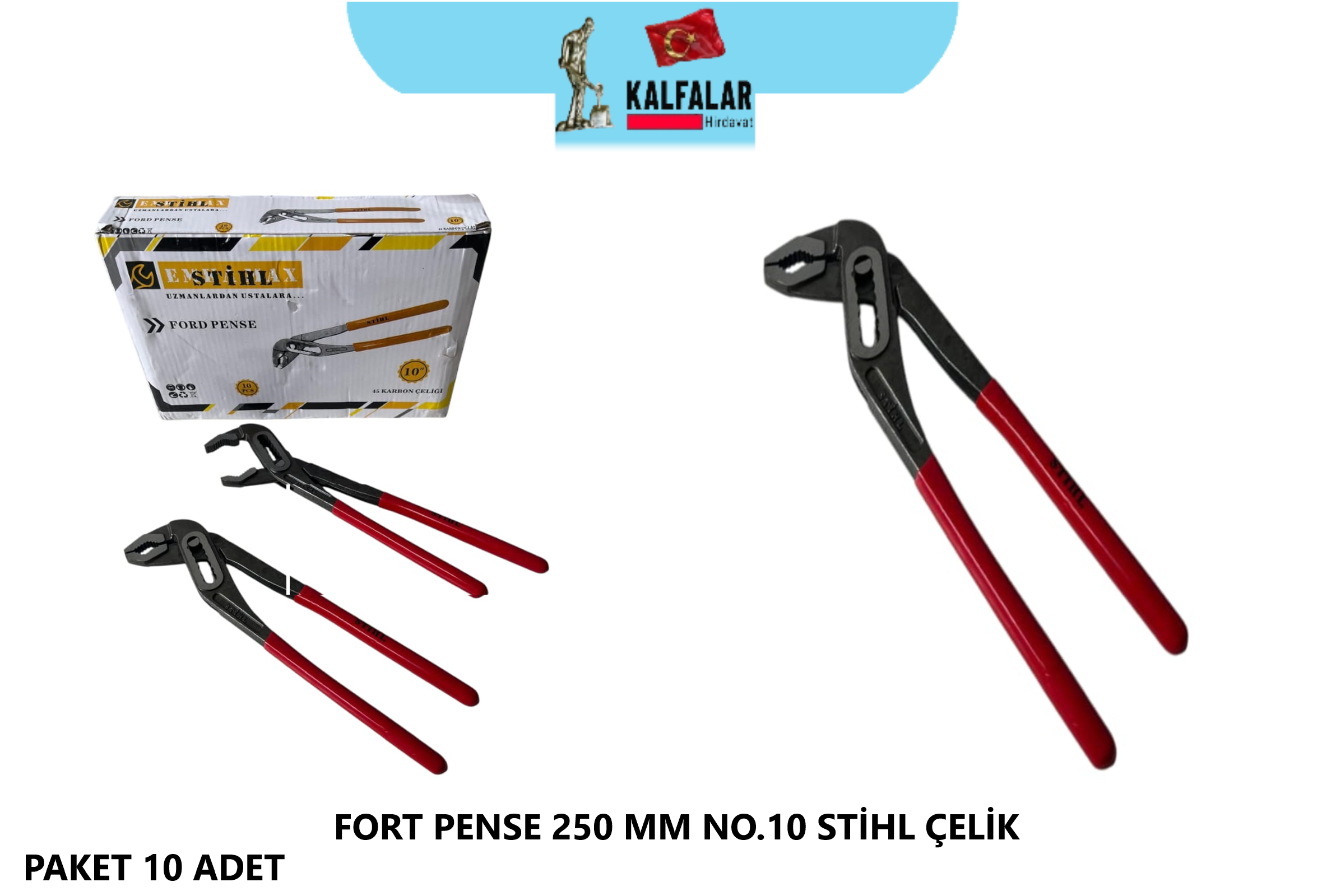 FORT PENSE 250 MM NO.10 STİHL ÇELİK 