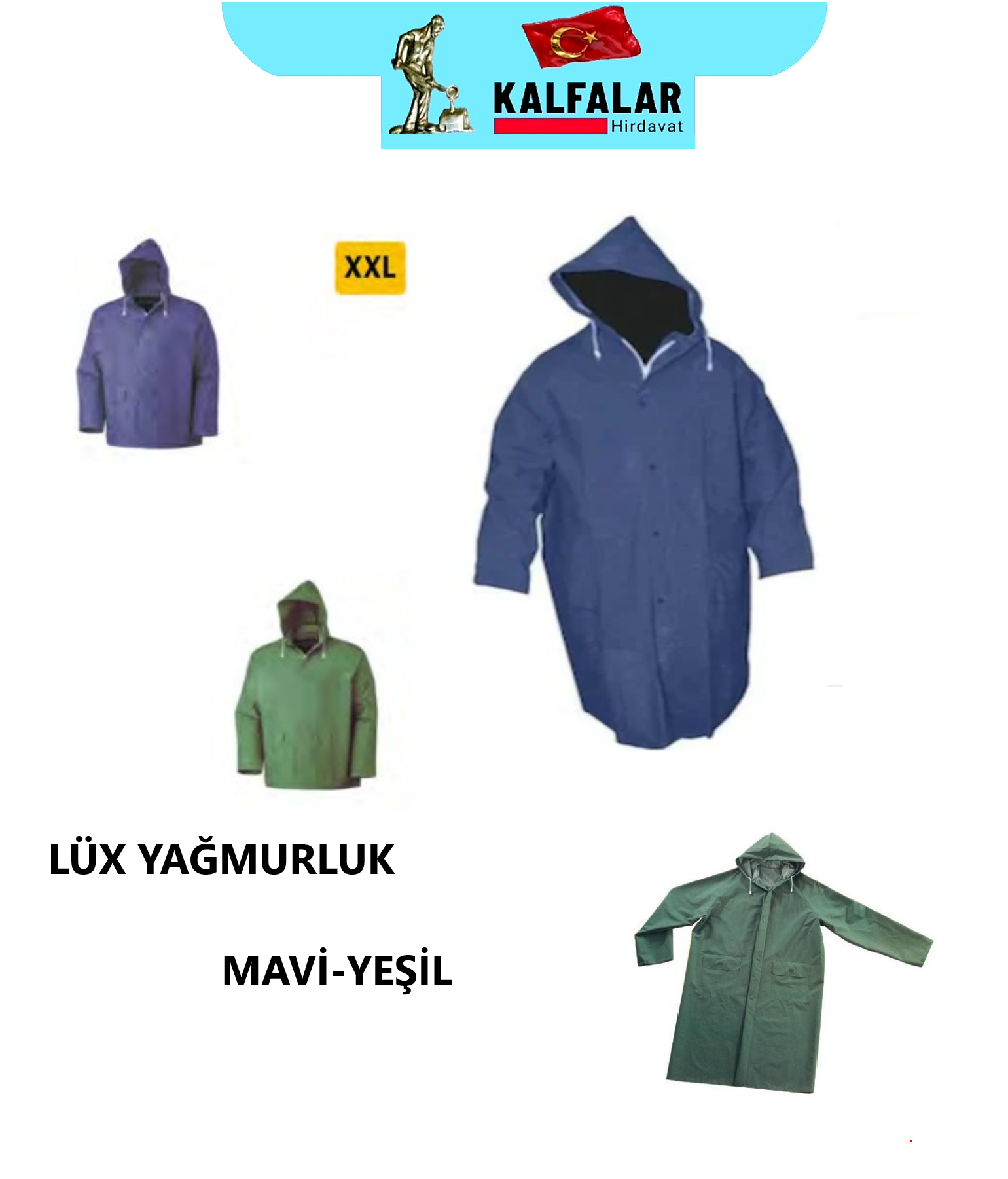 YAĞMURLUK LÜKS ÜSTÜN KALİTE MEŞEM  XXL