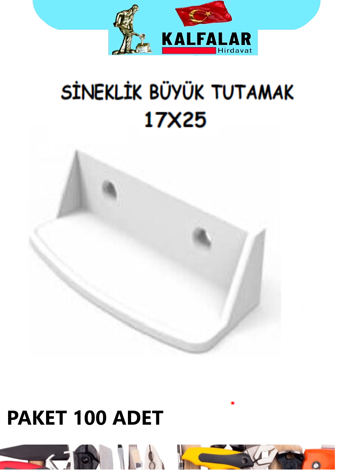 PVC SİNEKLİK TUTAMAK BÜYÜK 17X25 PAKET 100 ADET