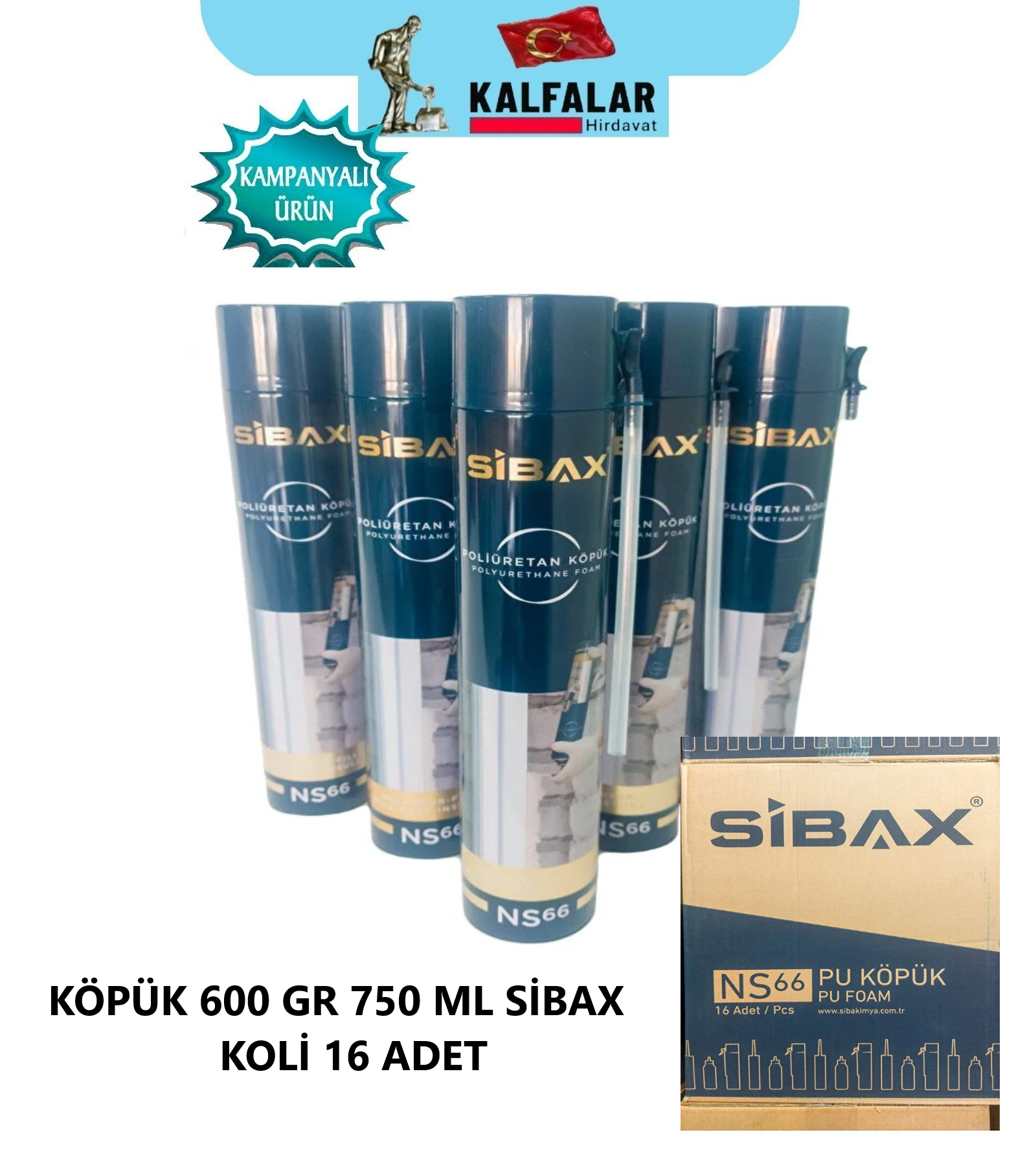 KÖPÜK 600 GR 750 ML SİBAX