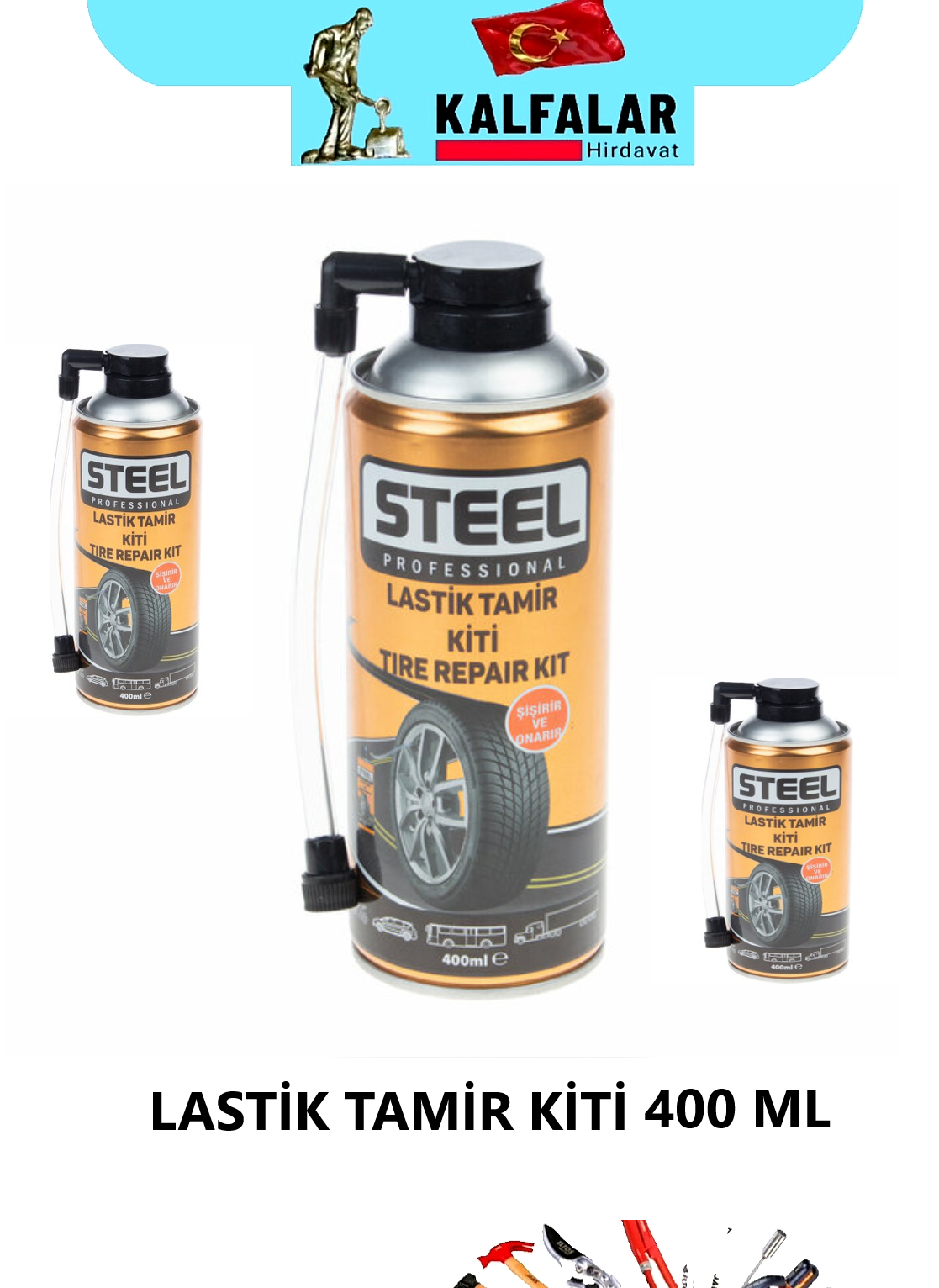 LASTİK TAMİR KİTİ 400 ML STELL