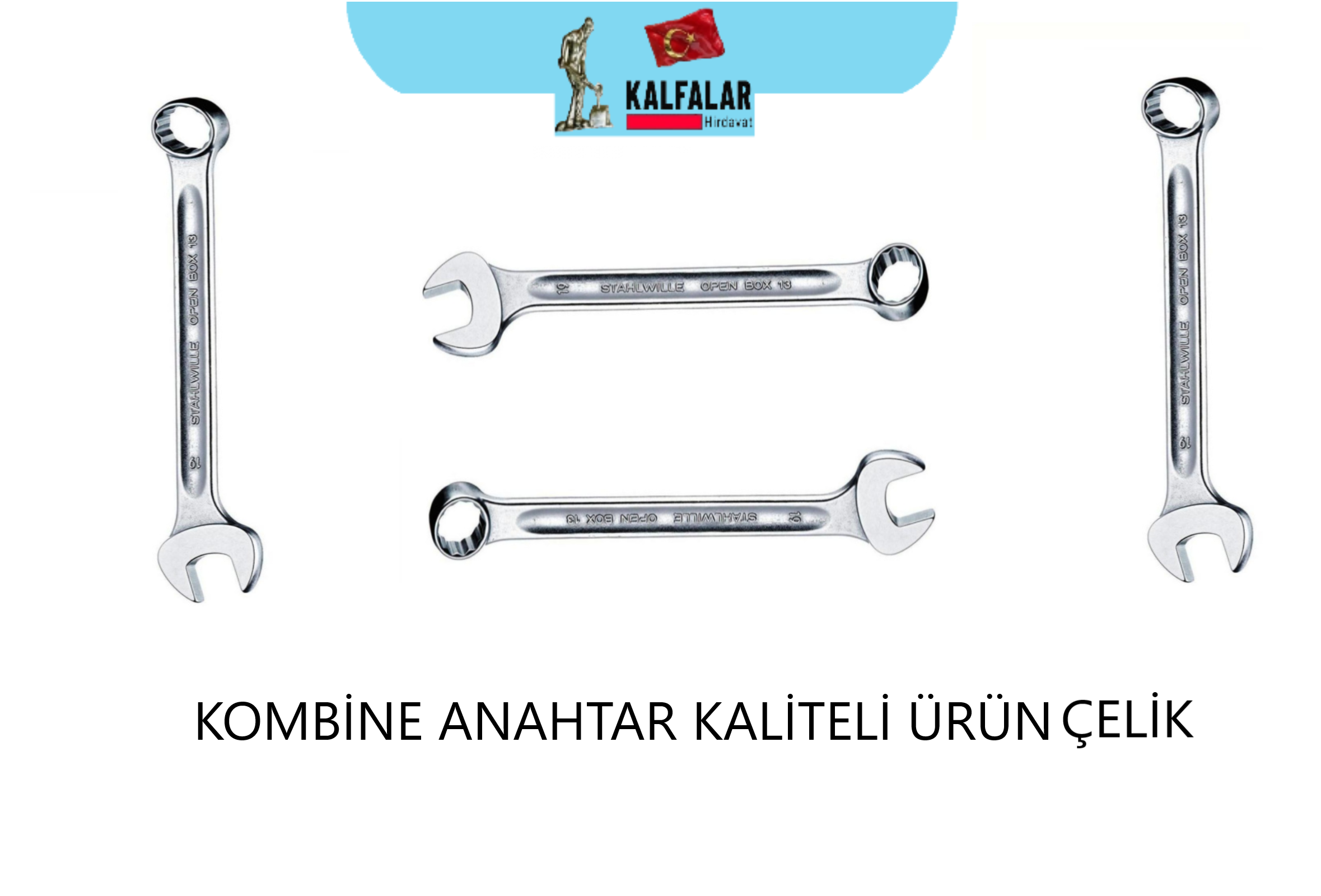 ANAHTAR KOMBİNE 32 MM ÇELİK PROF