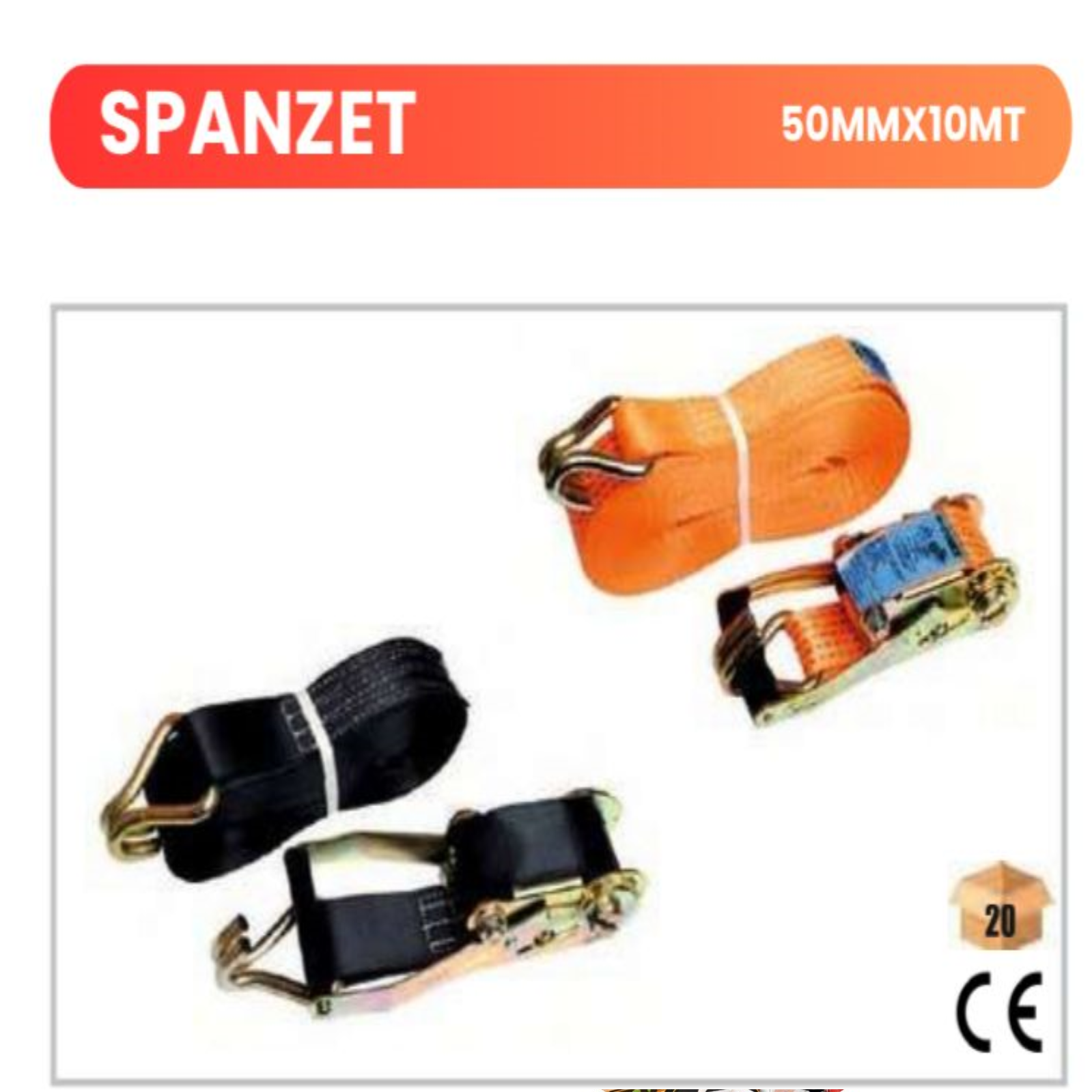 SPANZET  50MMX10 METRE