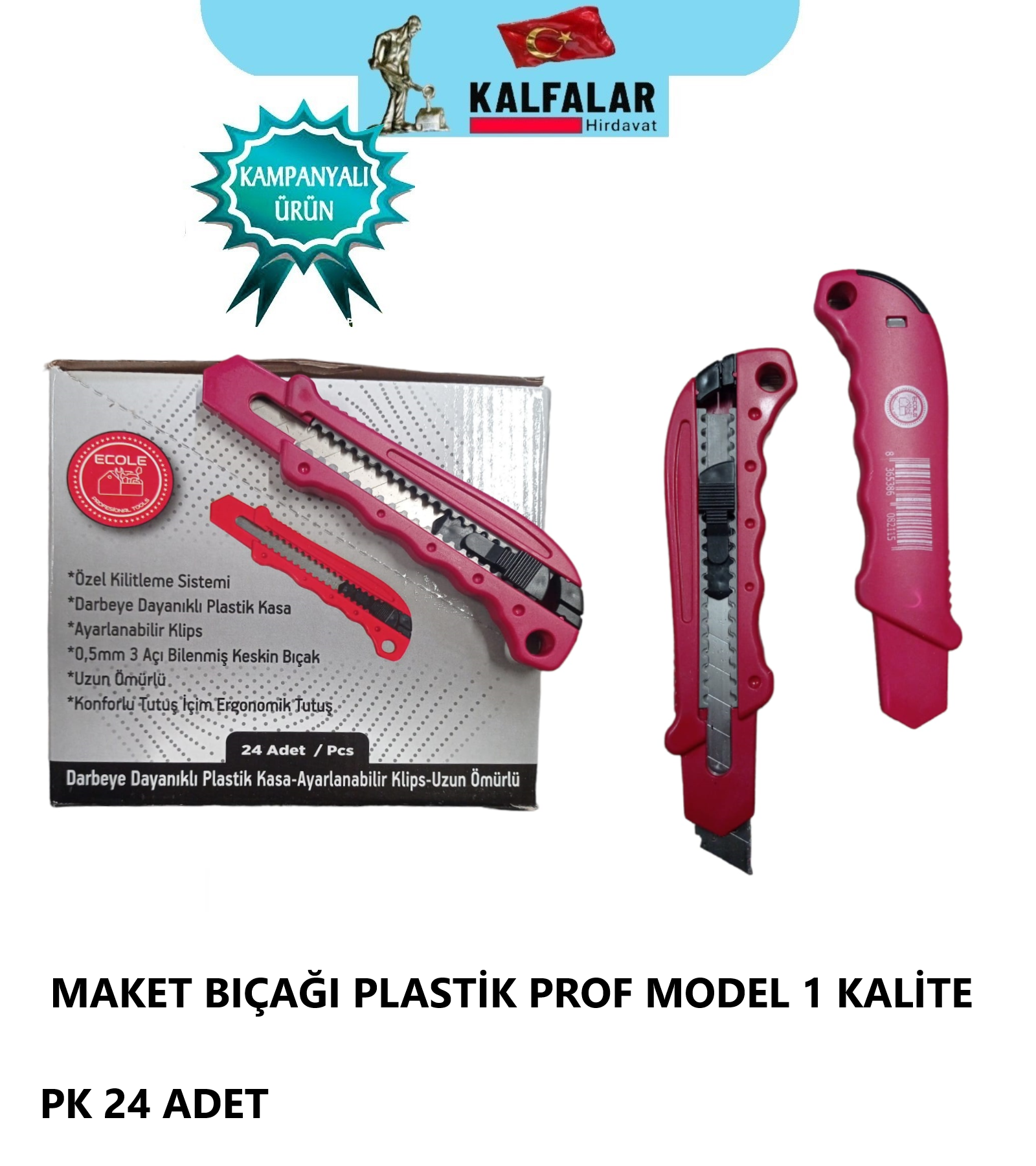 MAKET BIÇAĞI PLASTİK PROFOSYENEL MODEL 1 KALİTE