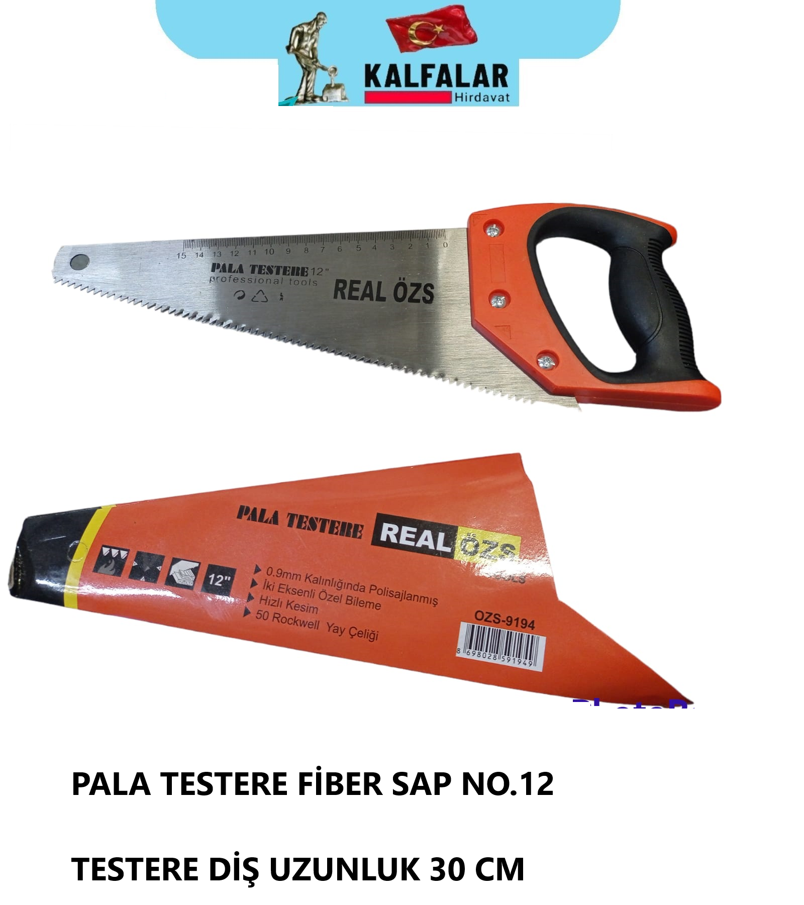 PALA TESTERE FİBER SAP NO.12 30 CM
