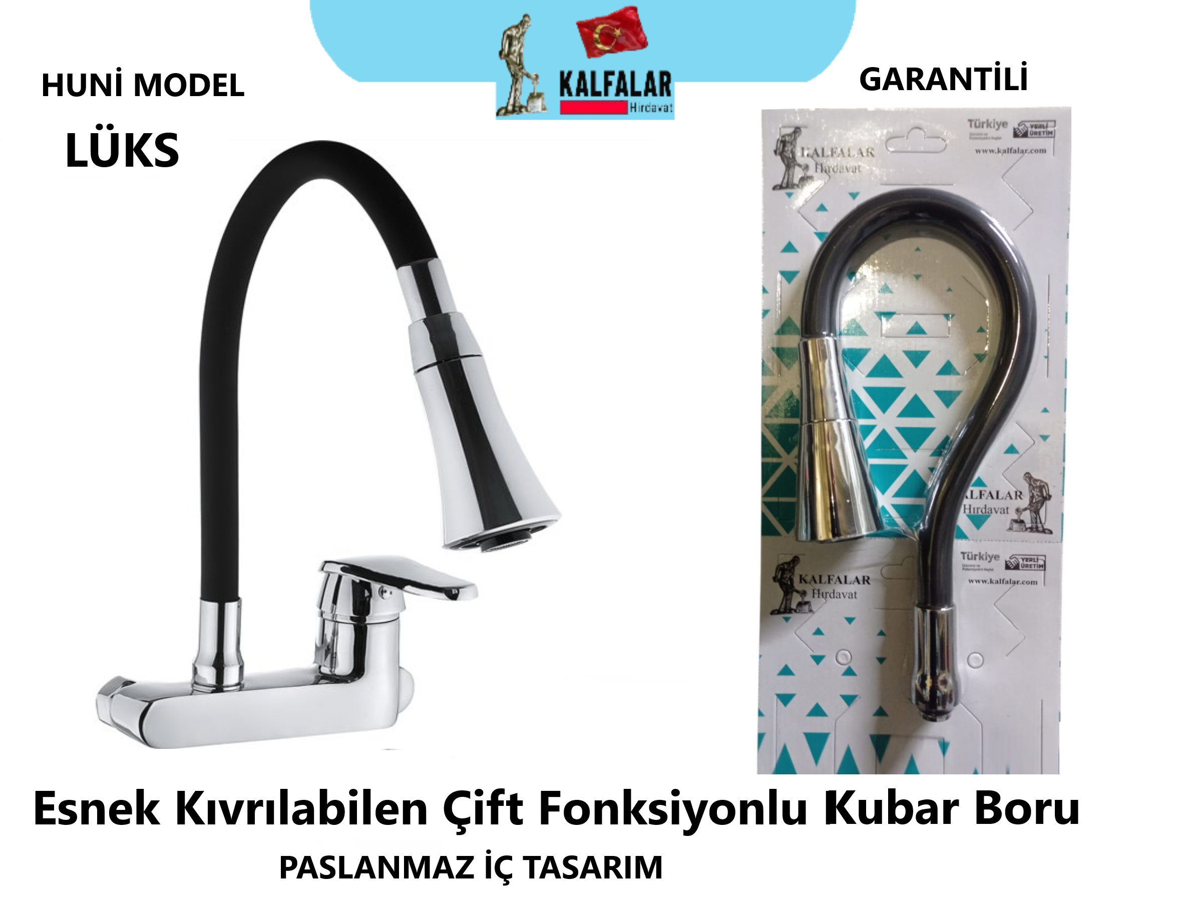 KUBAR BORU HUNİ  ESNEK ÇİFT FONKSİYON LÜKS PASLANMAZ BLİSTER