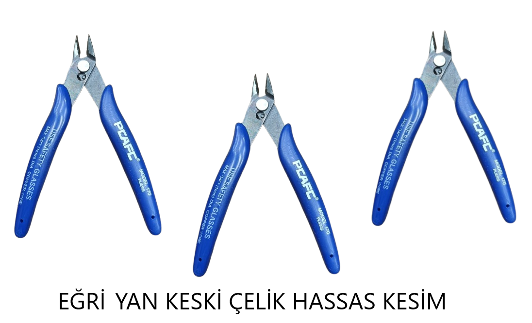 YAN KESKİ EĞRİ ÇELİK HASSAS KESİM PK 10 AD