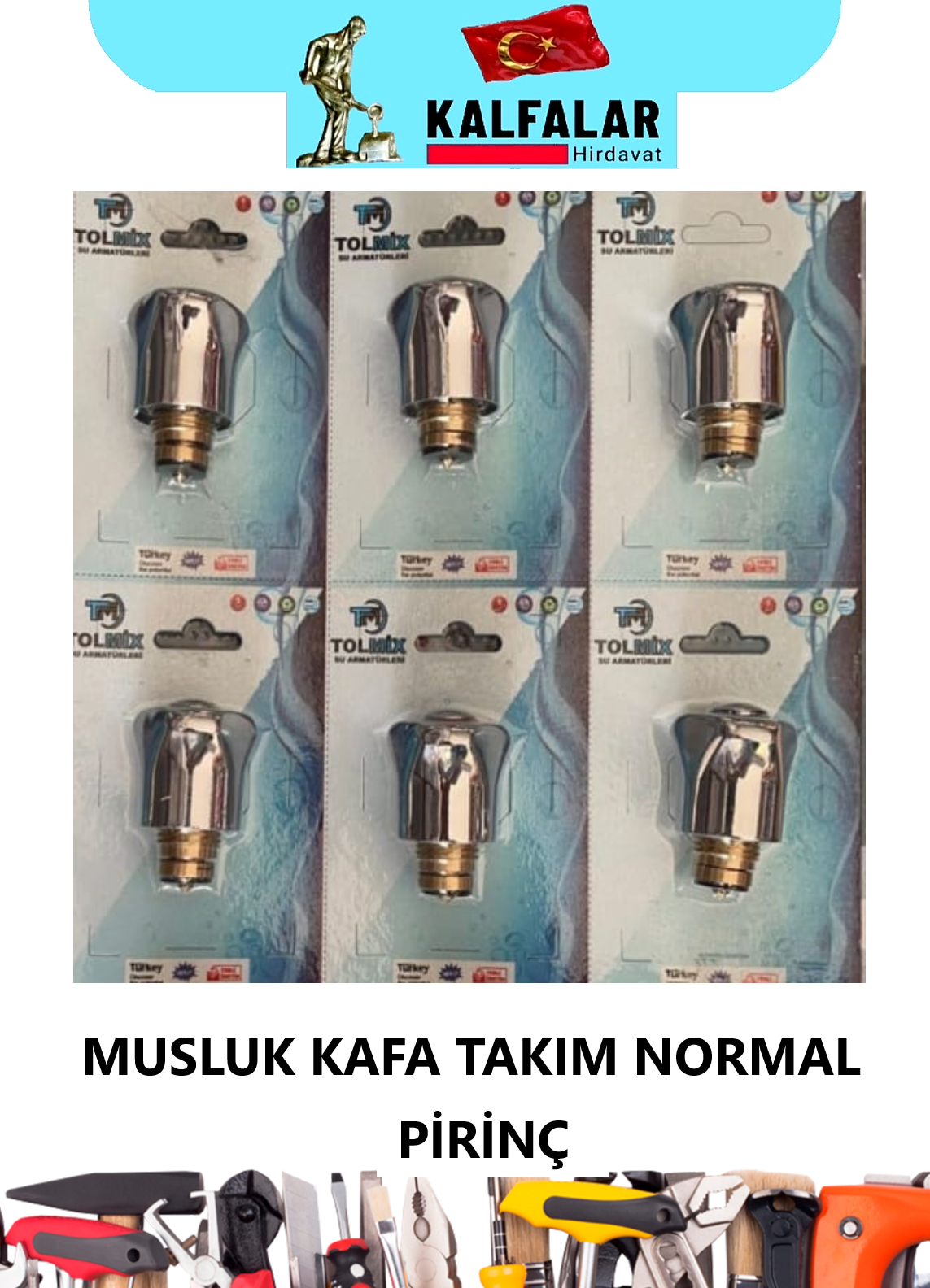 MUSLUK KAFA TAKIM NORMAL PİRİNÇ